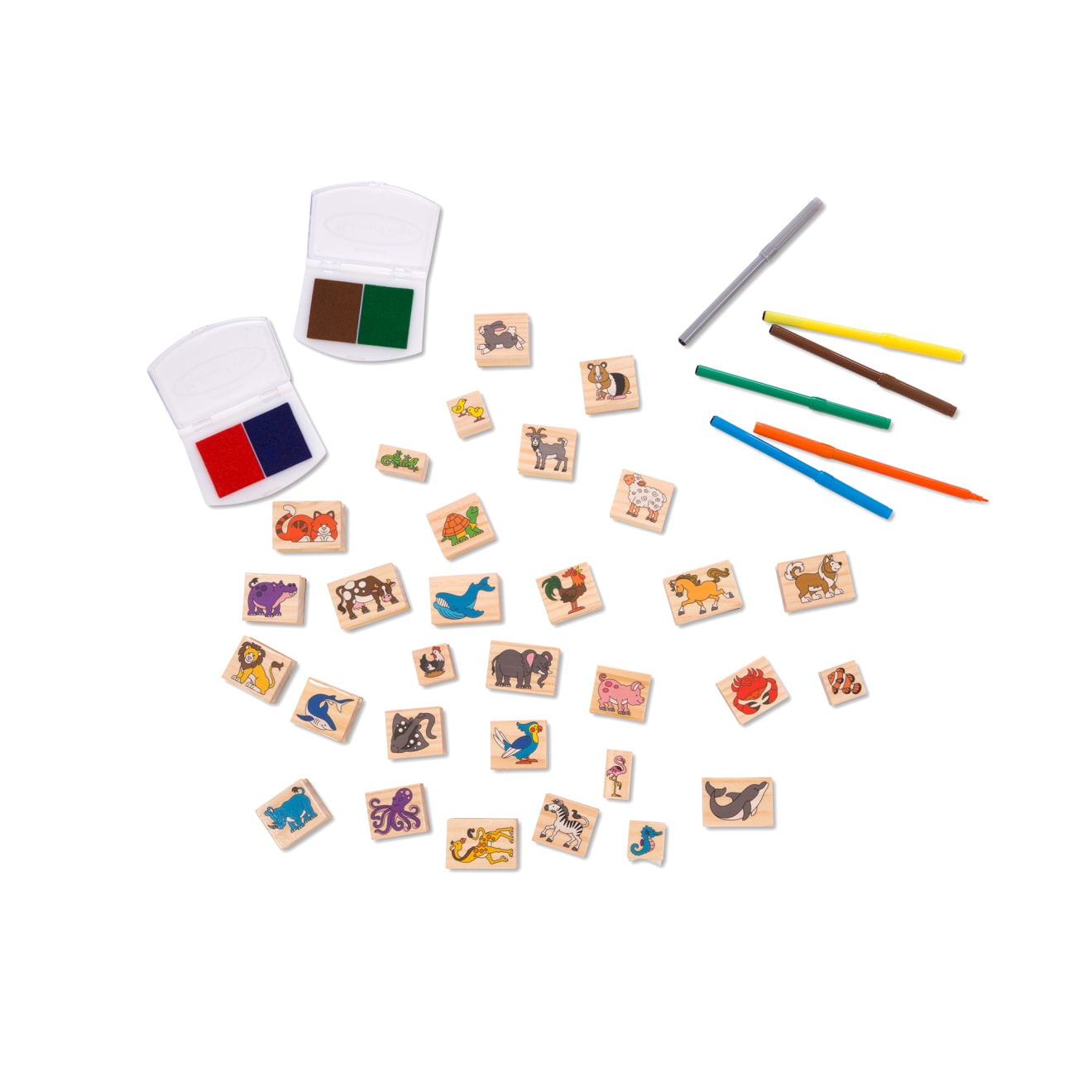 Deluxe Wooden Stamp Set - Animals - Image 5