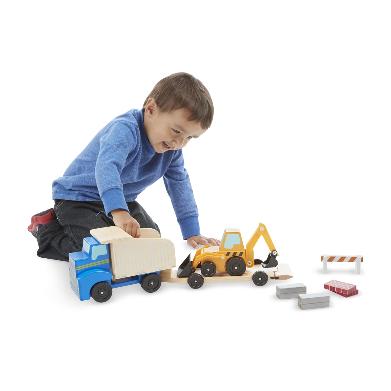 Classic Toy Dump Truck & Loader - Image 8