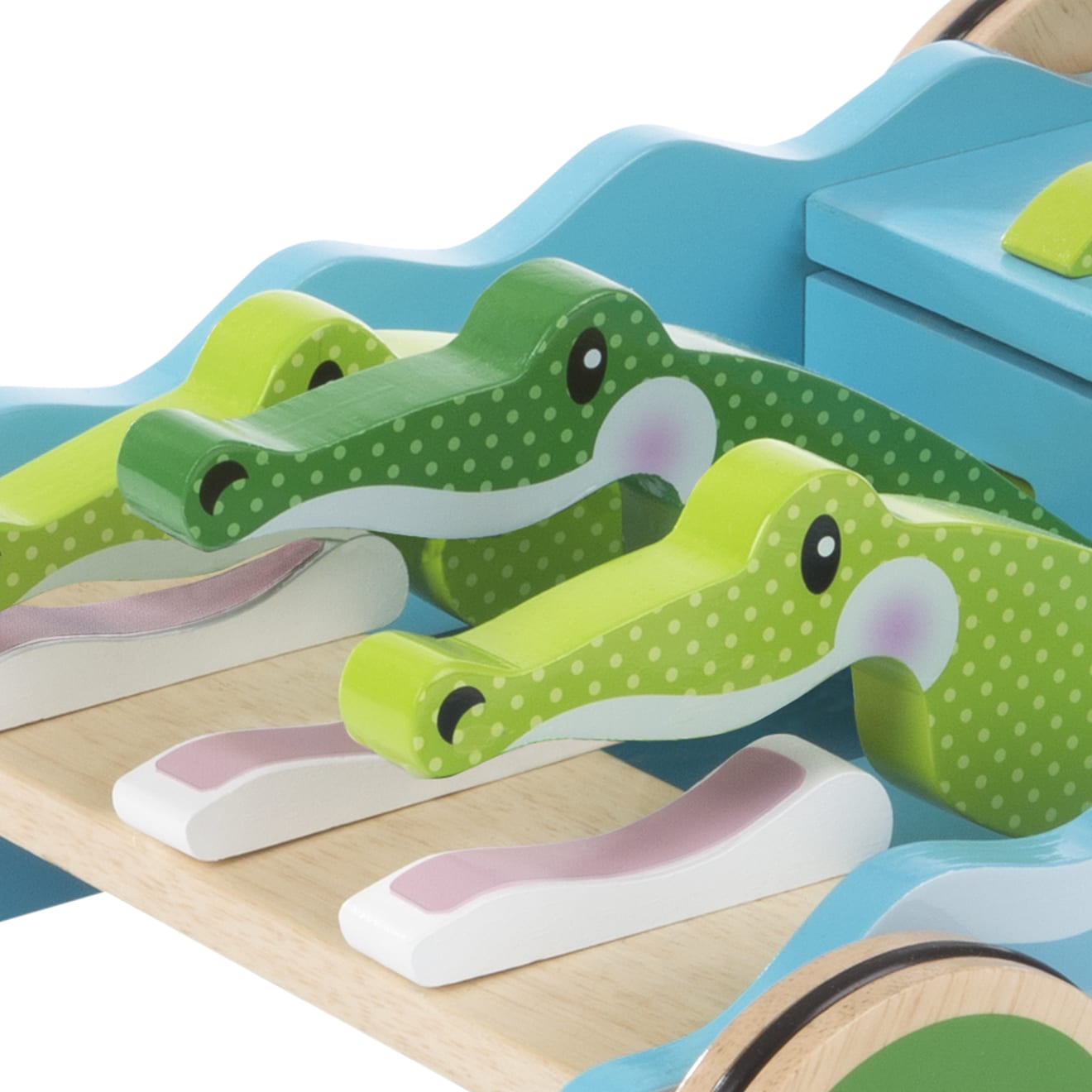 First Play Chomp & Clack Alligator Push Toy - Image 4