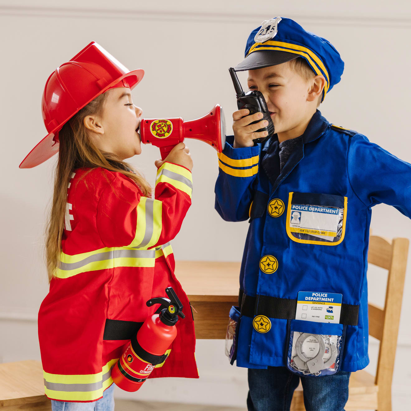 Fire Chief Role Play Costume Set - Image 2