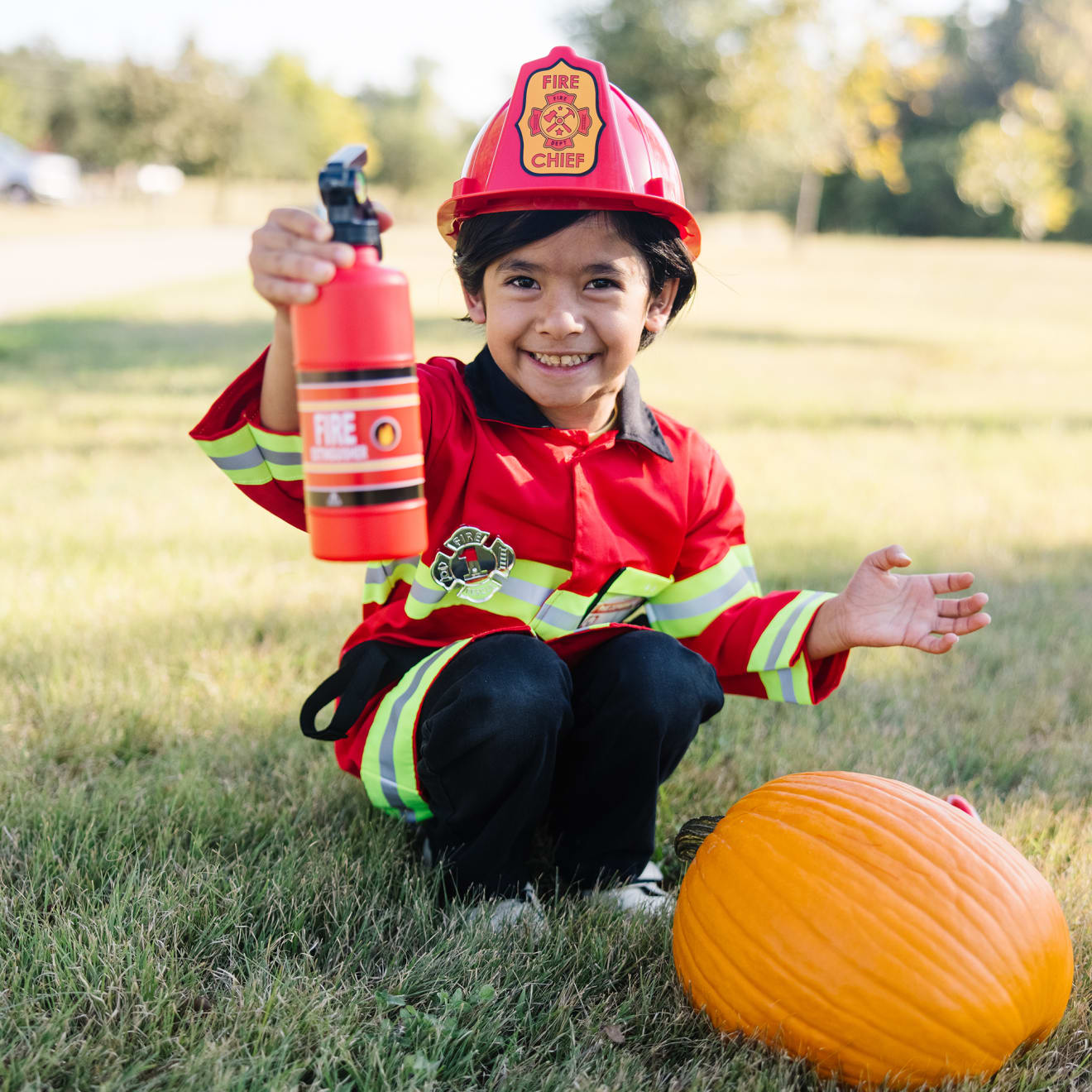 Fire Chief Role Play Costume Set - Image 7