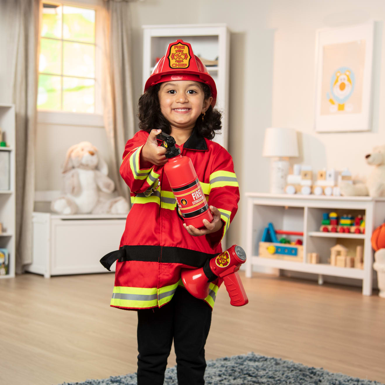 Fire Chief Role Play Costume Set - Image 8