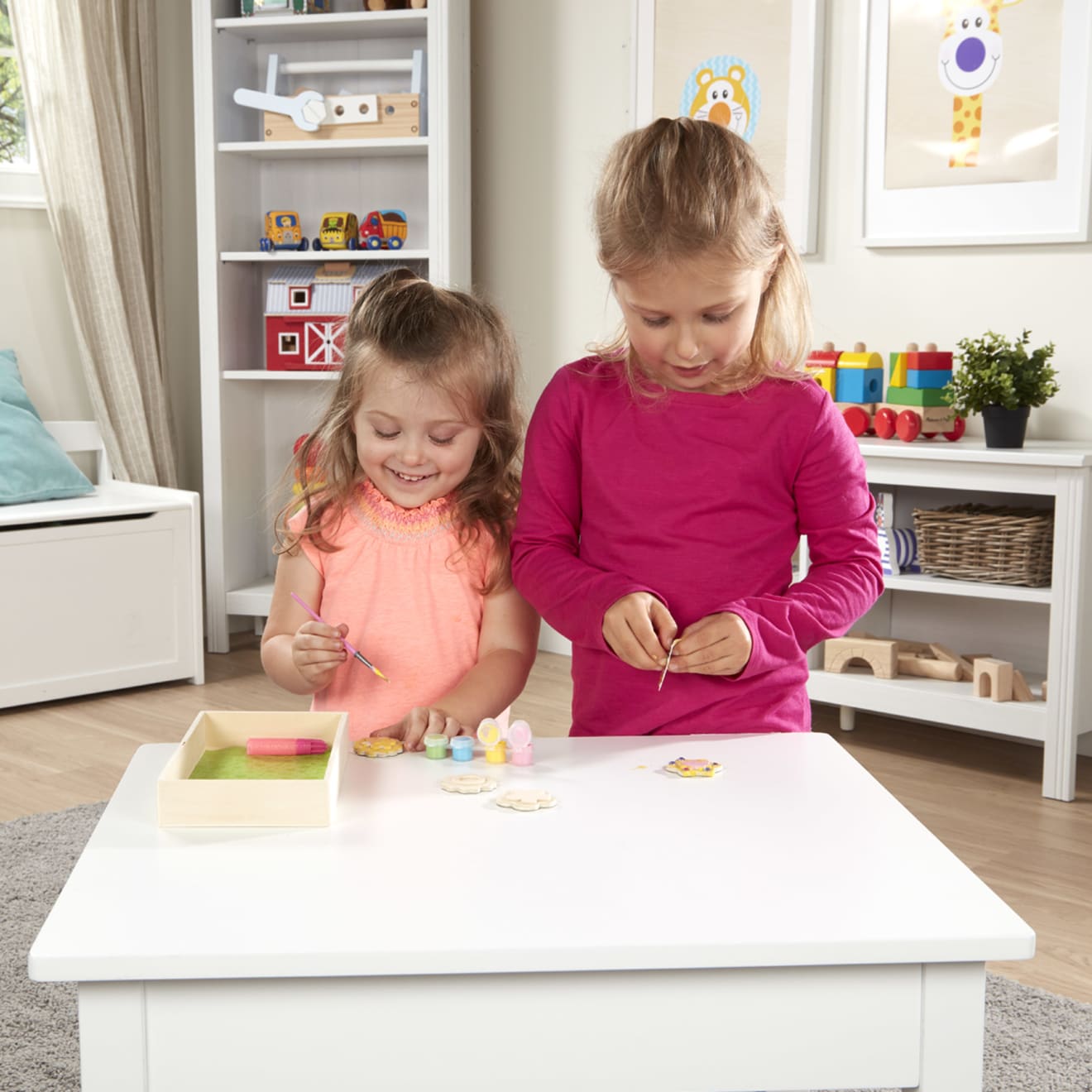 Created by Me! Flower Magnets Wooden Craft Kit - Image 2