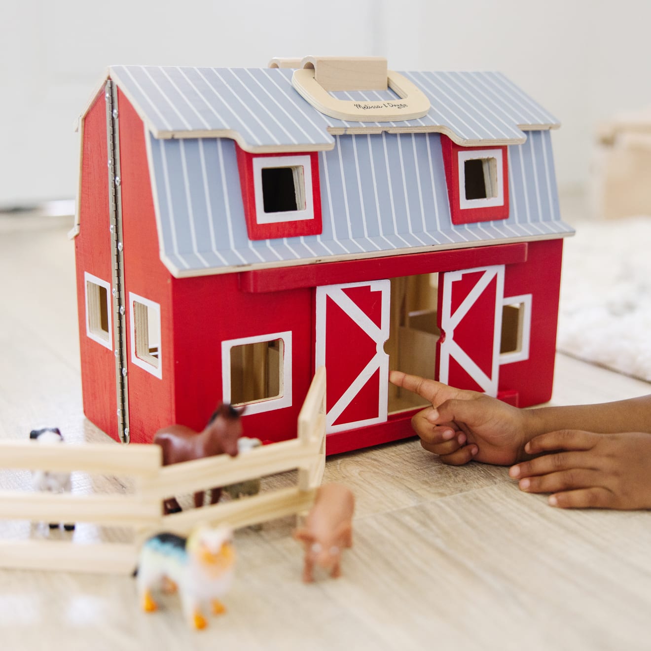 Wooden Fold & Go Barn - Image 6