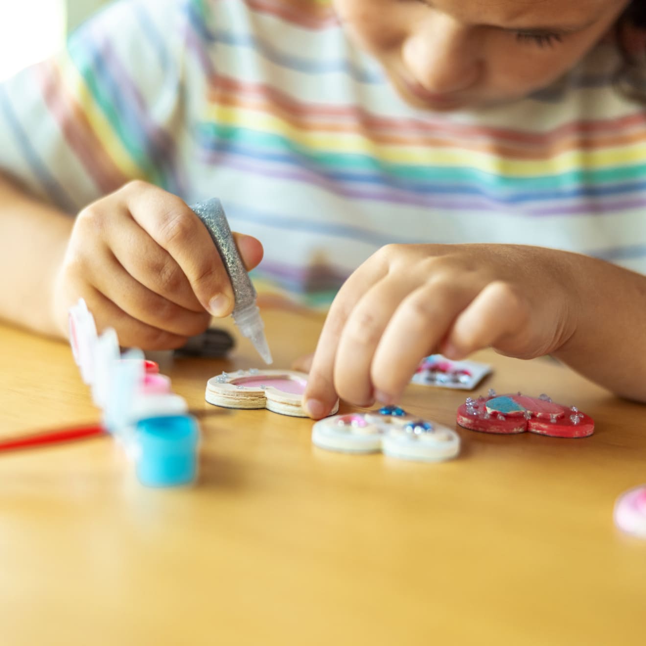 Created by Me! Heart Magnets Wooden Craft Kit - Image 6