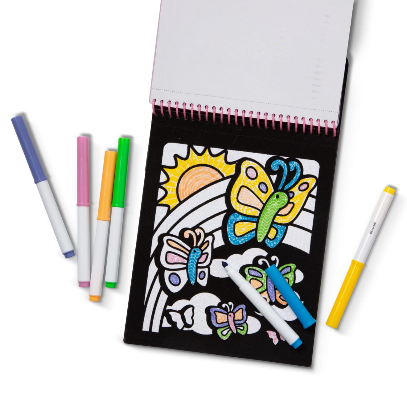 Magic Velvet Butterfly Scenes - On the Go Travel Activity - Image 3