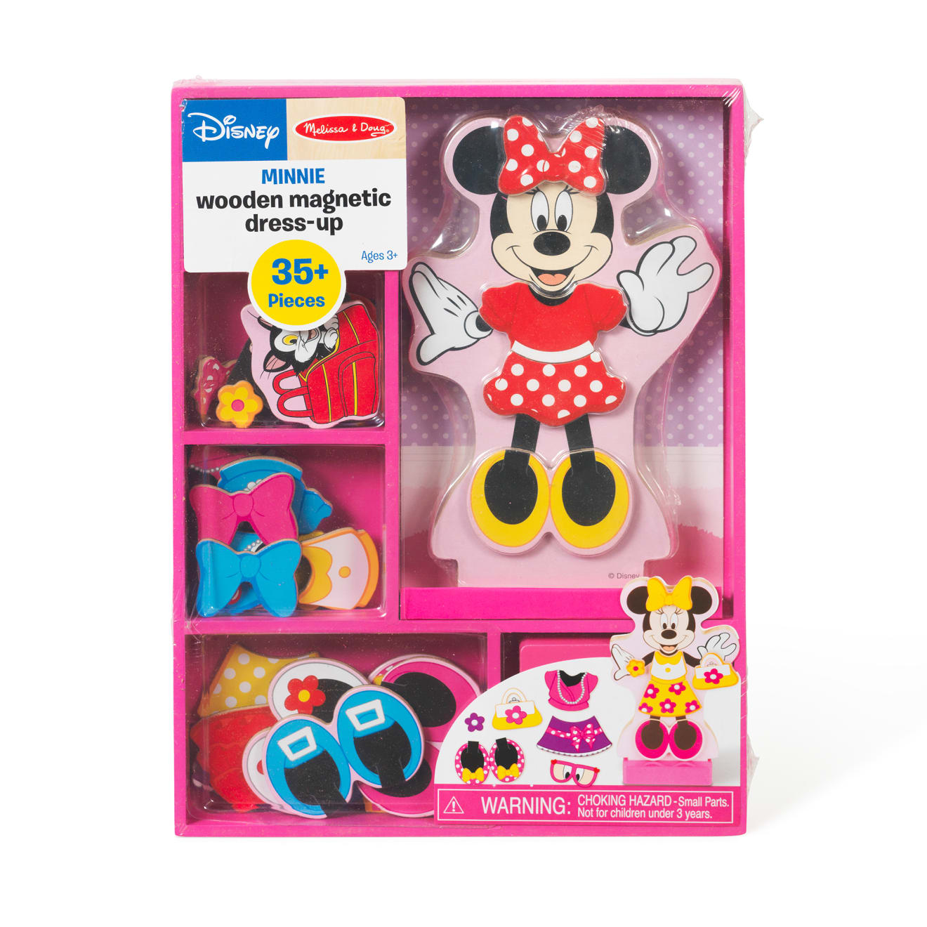 Disney Minnie Wooden Magnetic Dress-Up - Image 3
