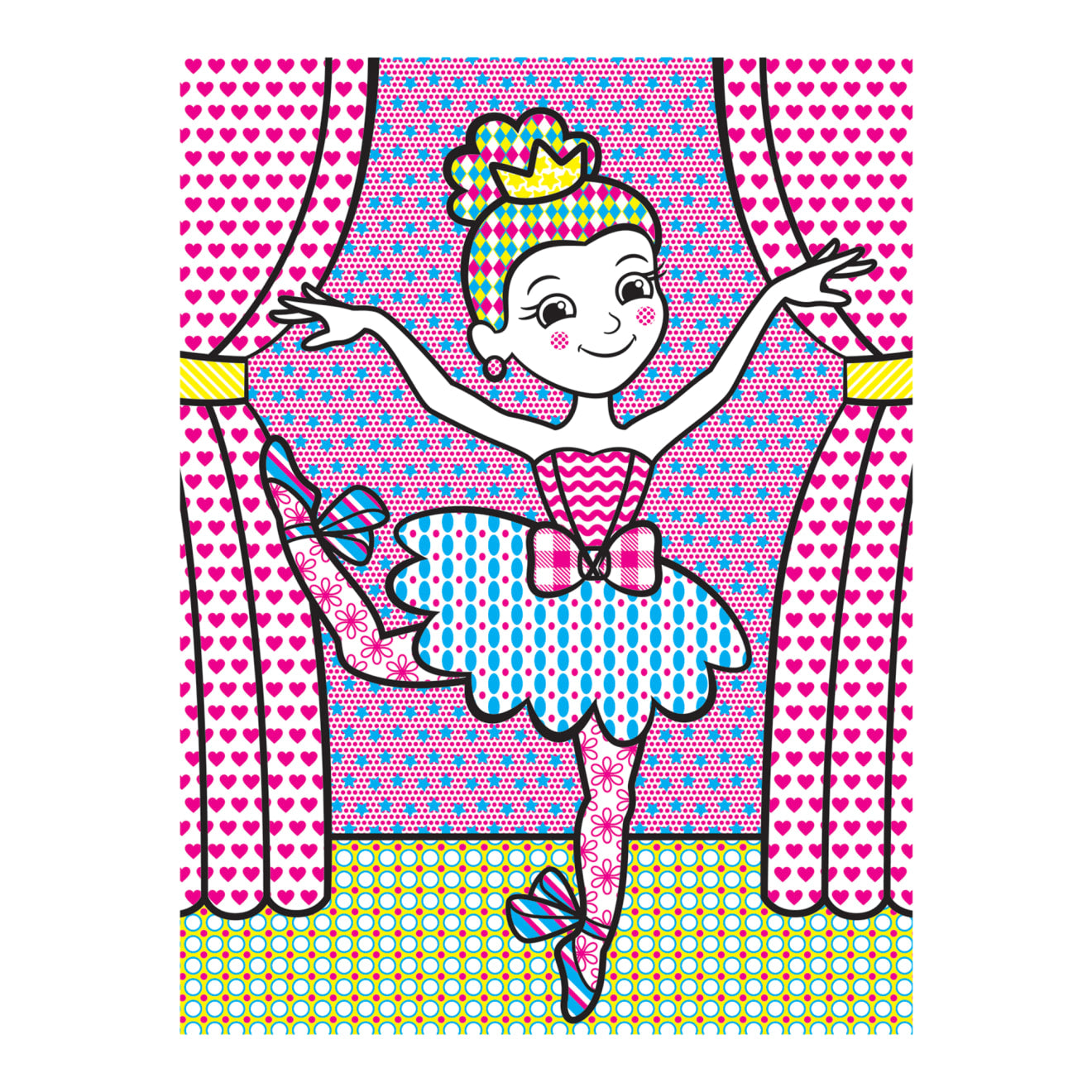 My First Paint With Water Kids' Art Pad With Paintbrush - Cheerleaders. Flowers. Fairies. and More - Image 3