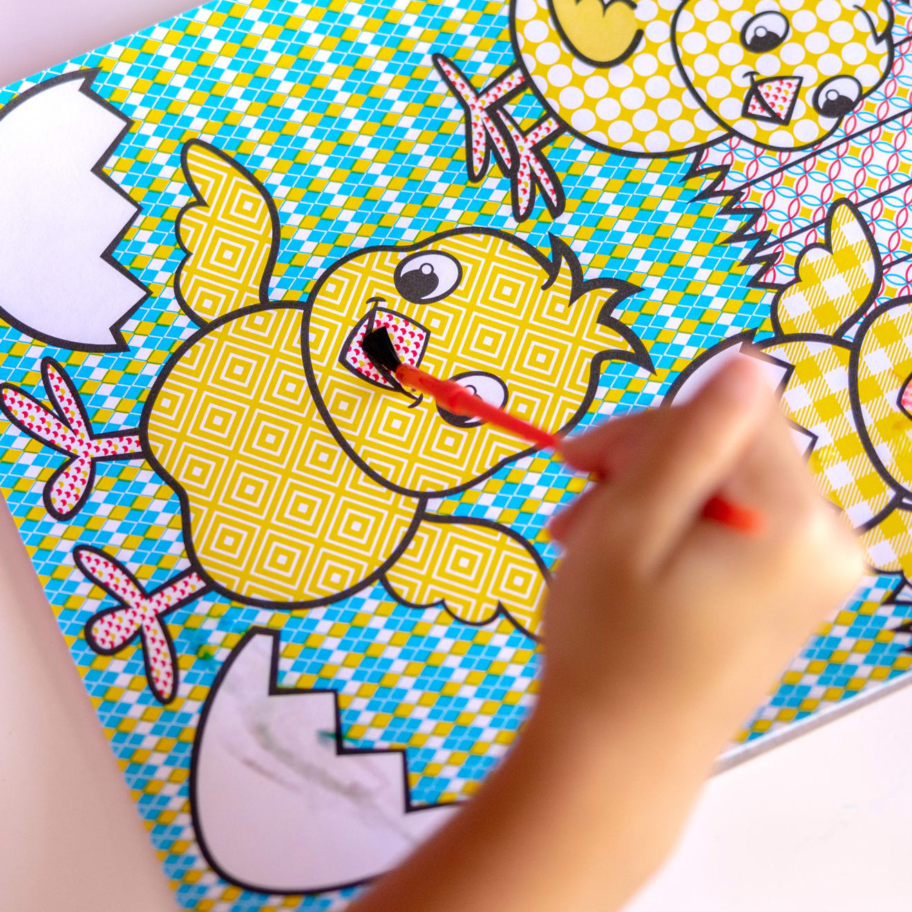 My First Paint With Water Kids' Art Pad With Paintbrush - Cheerleaders. Flowers. Fairies. and More - Image 5