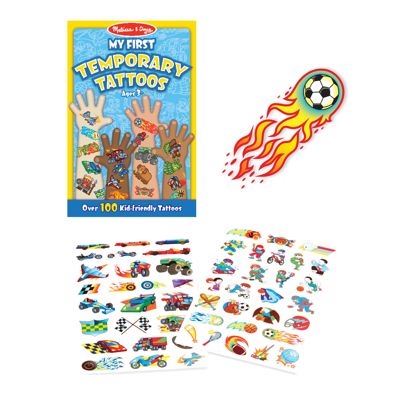My First Temporary Tattoos: 100+ Kid-Friendly Tattoos - Adventure. Creatures. Sports. and More - Image 7