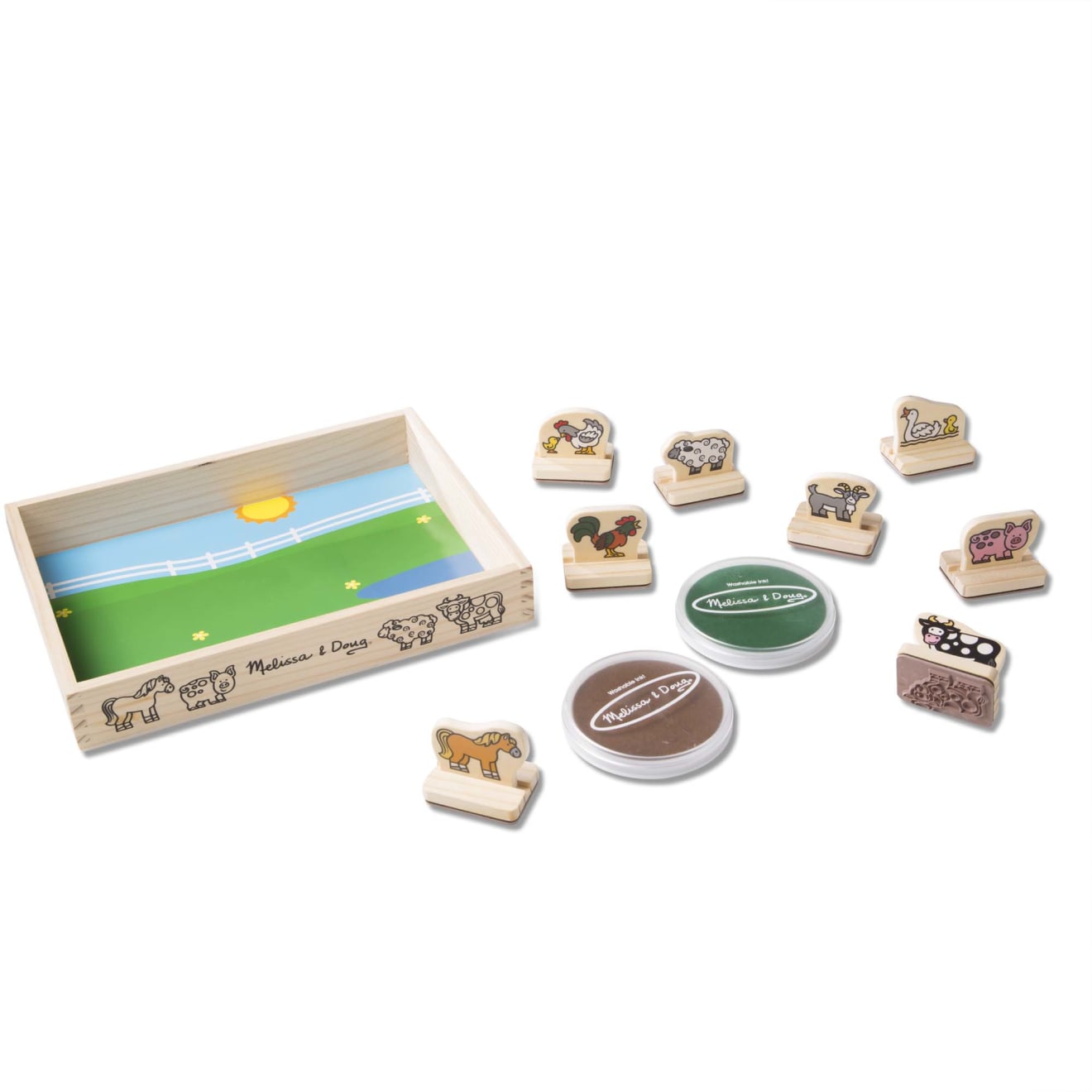 My First Wooden Stamp Set - Farm Animals - Image 4