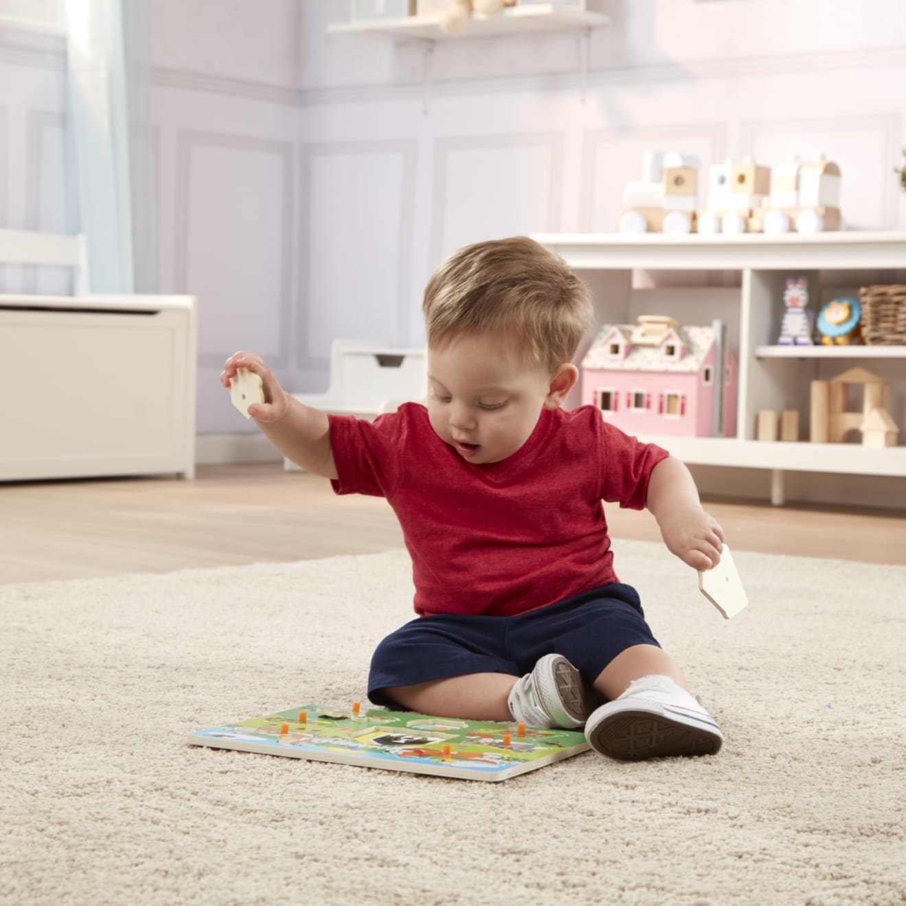 Pets Peg Puzzle - 8 Pieces - Image 6