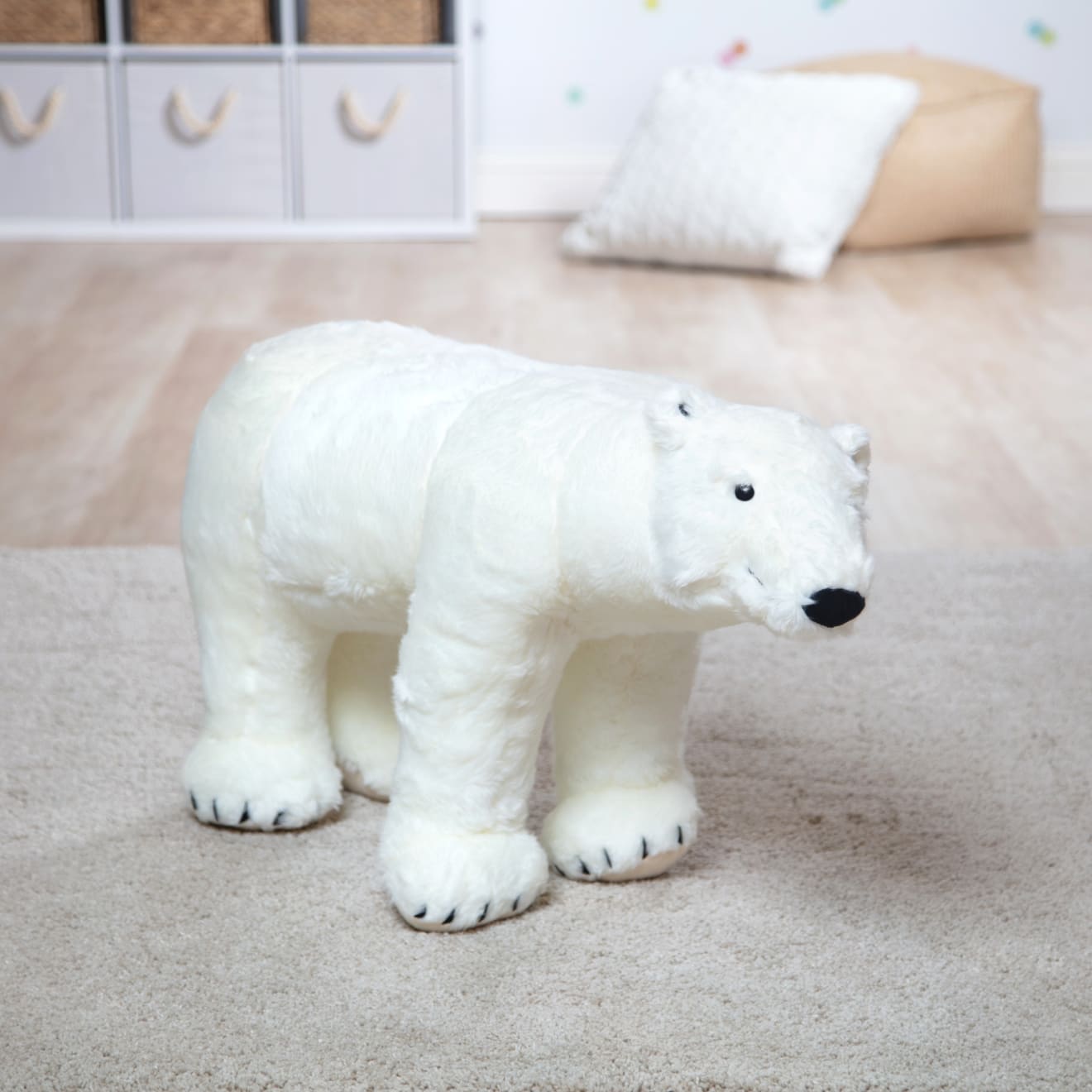 Giant Stuffed Animal Polar Bear - Image 9