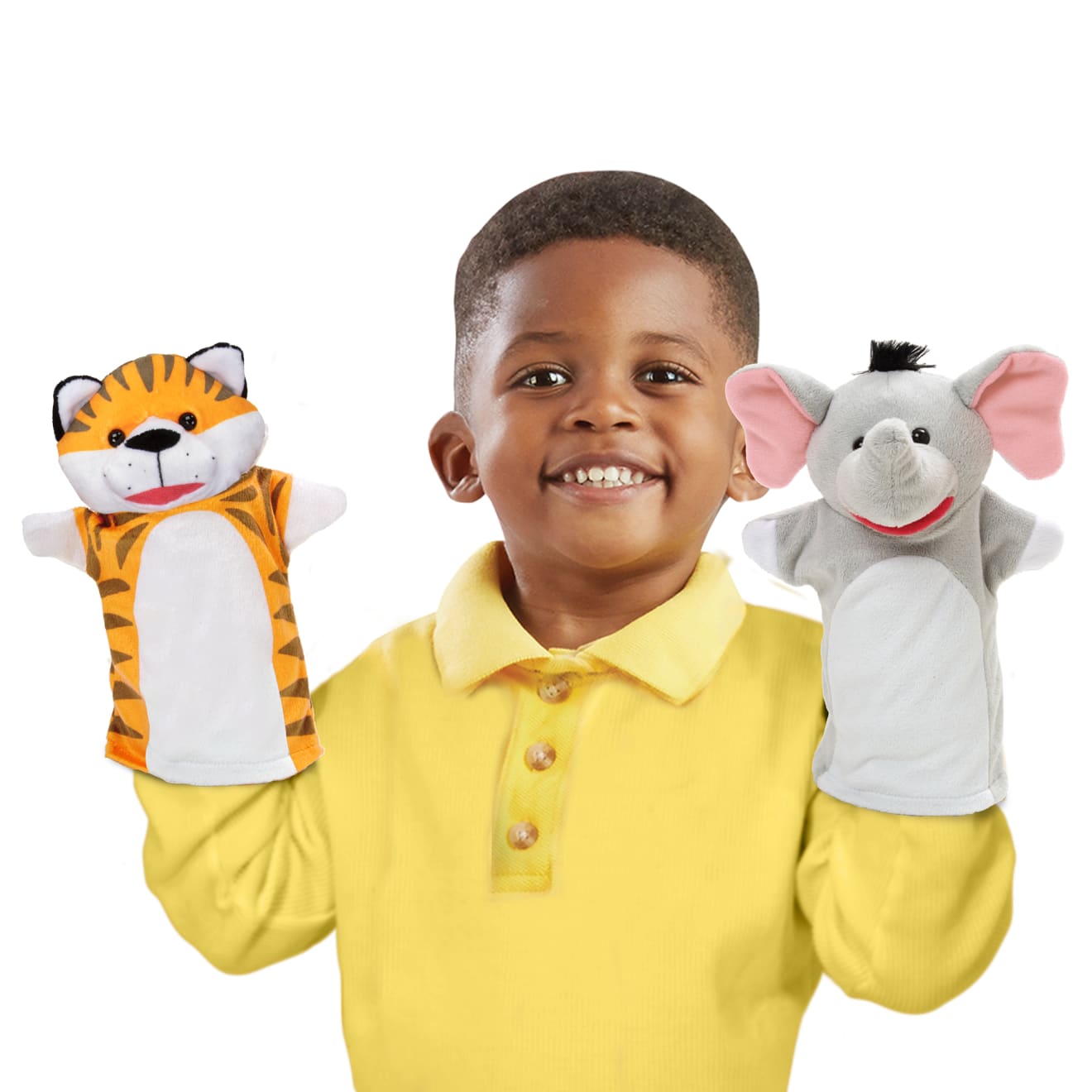 Safari Buddies Hand Puppets - Image 8