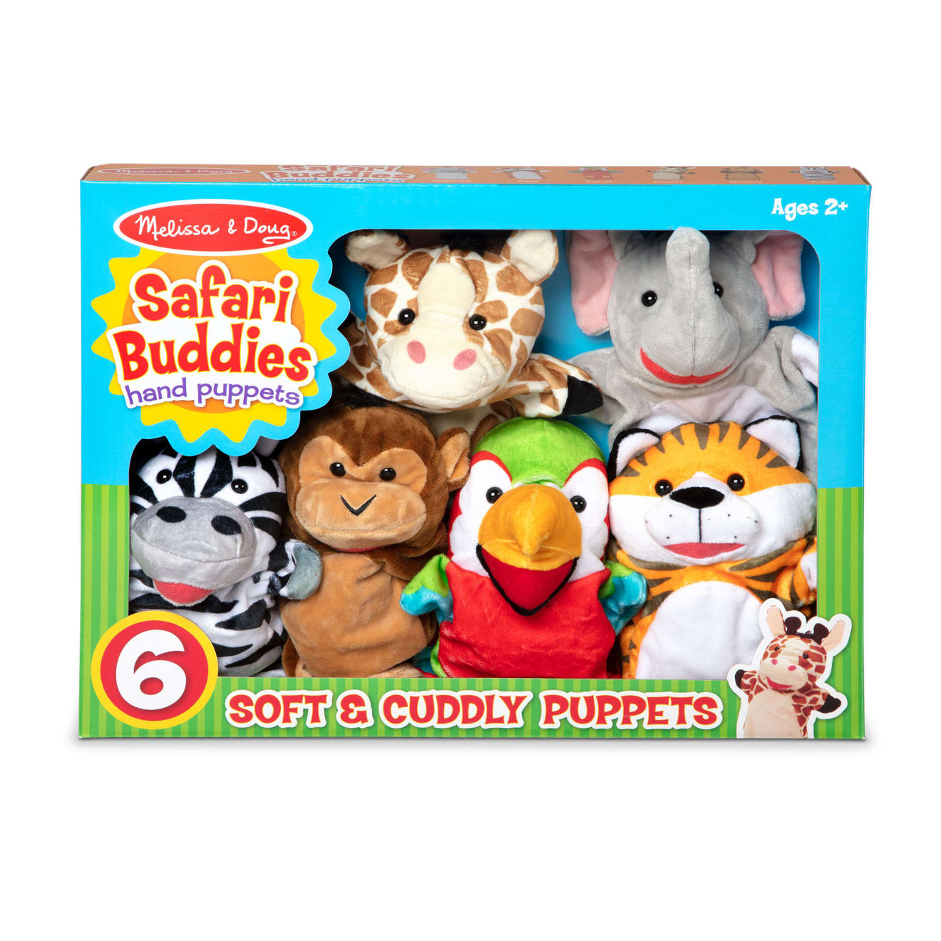 Safari Buddies Hand Puppets - Image 3