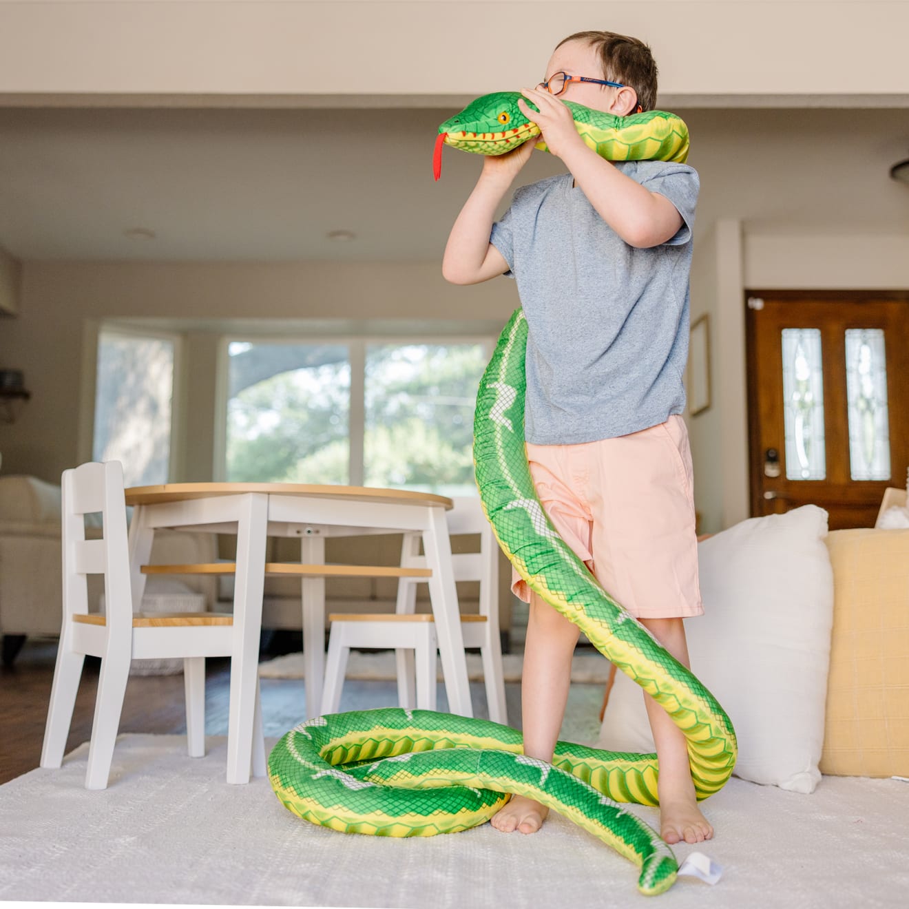 Snake Jumbo Stuffed Animal - Image 8