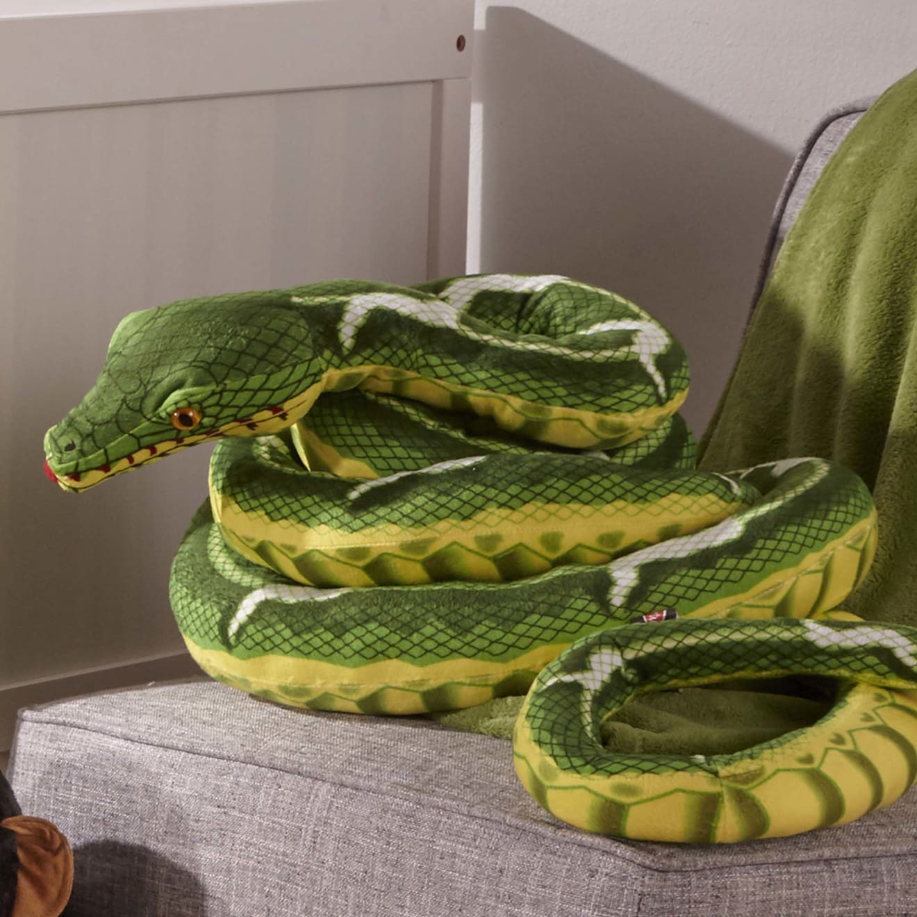 Snake Jumbo Stuffed Animal - Image 9
