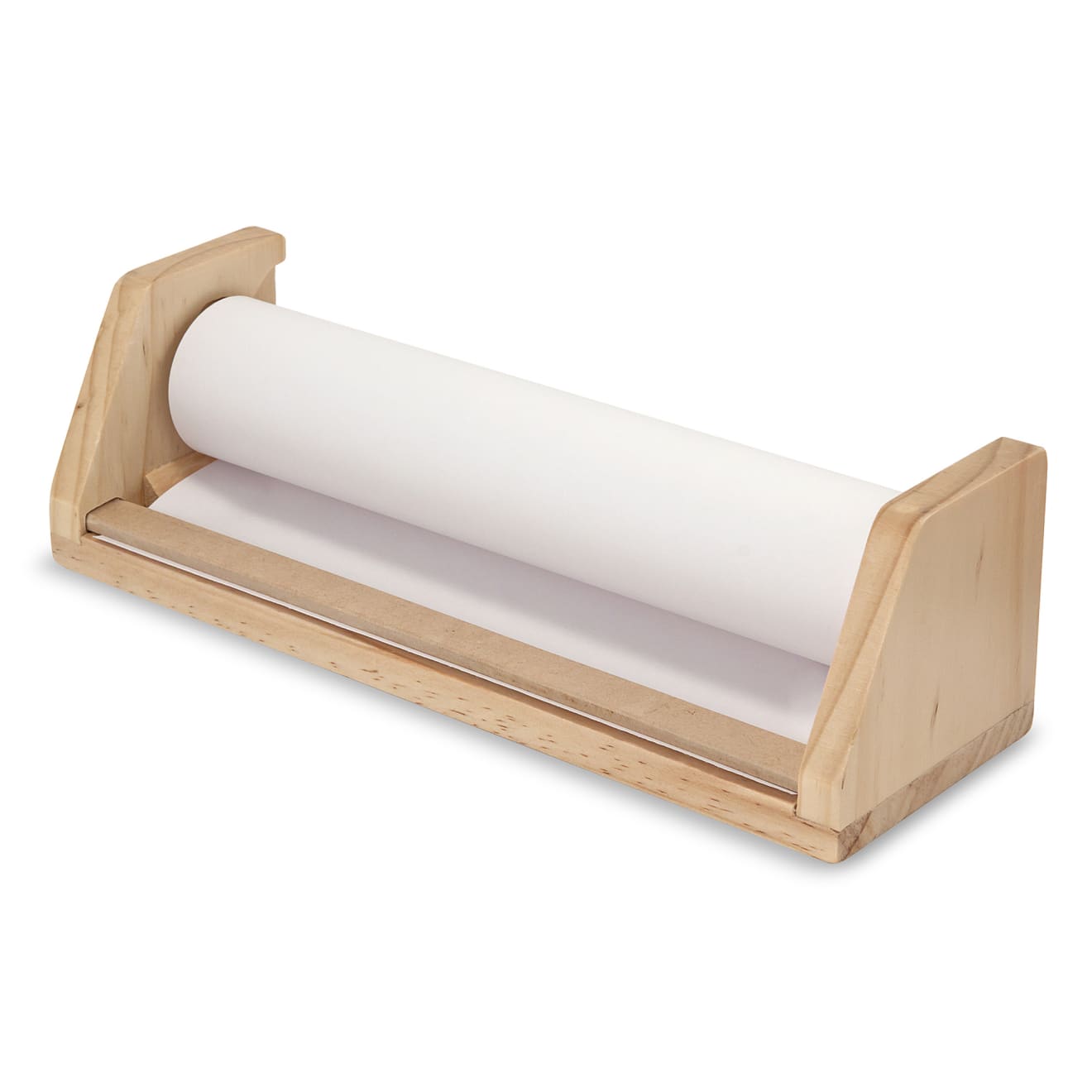 Wooden Tabletop Paper Roll Dispenser - Image 4