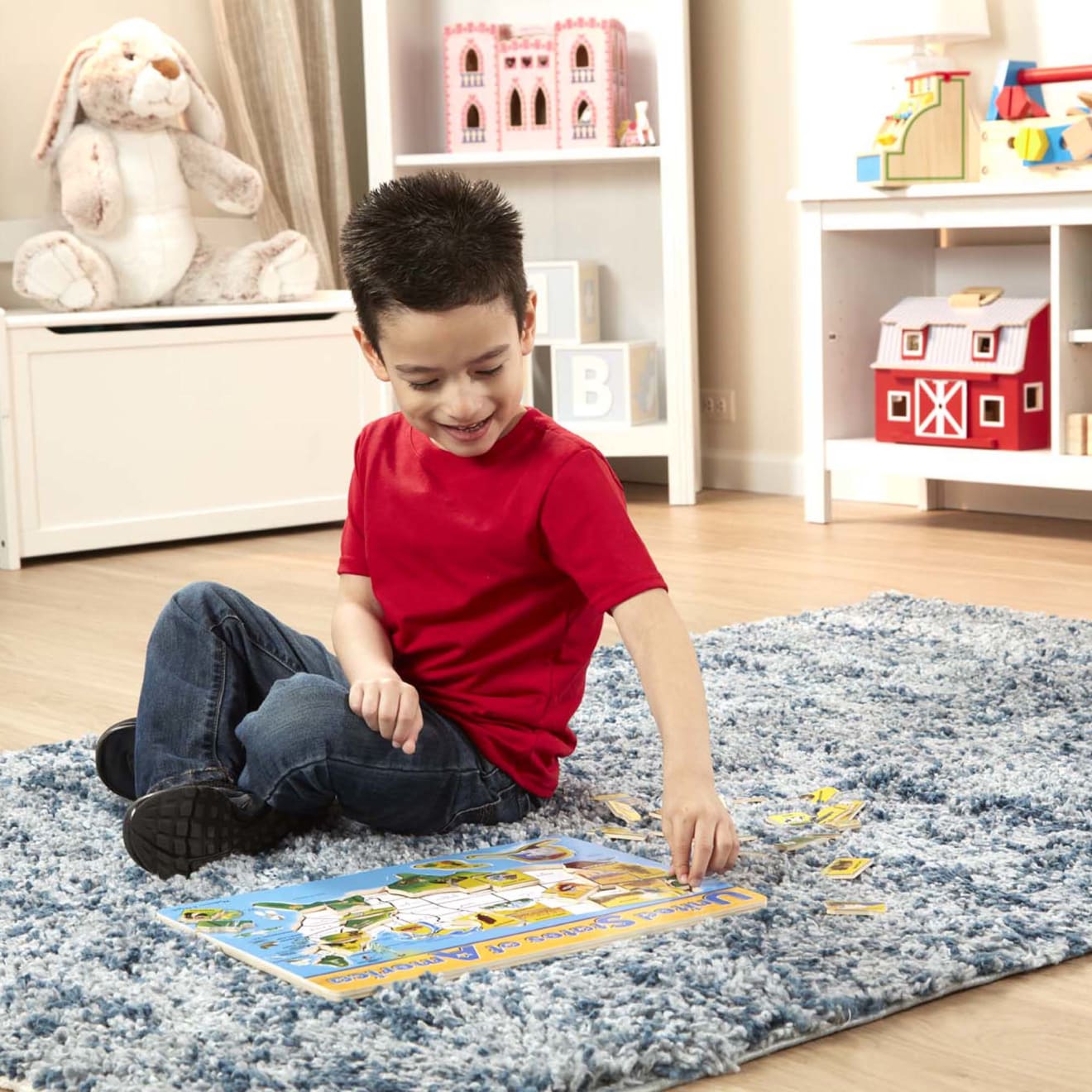 U.S.A. Map Wooden Puzzle - Image 5