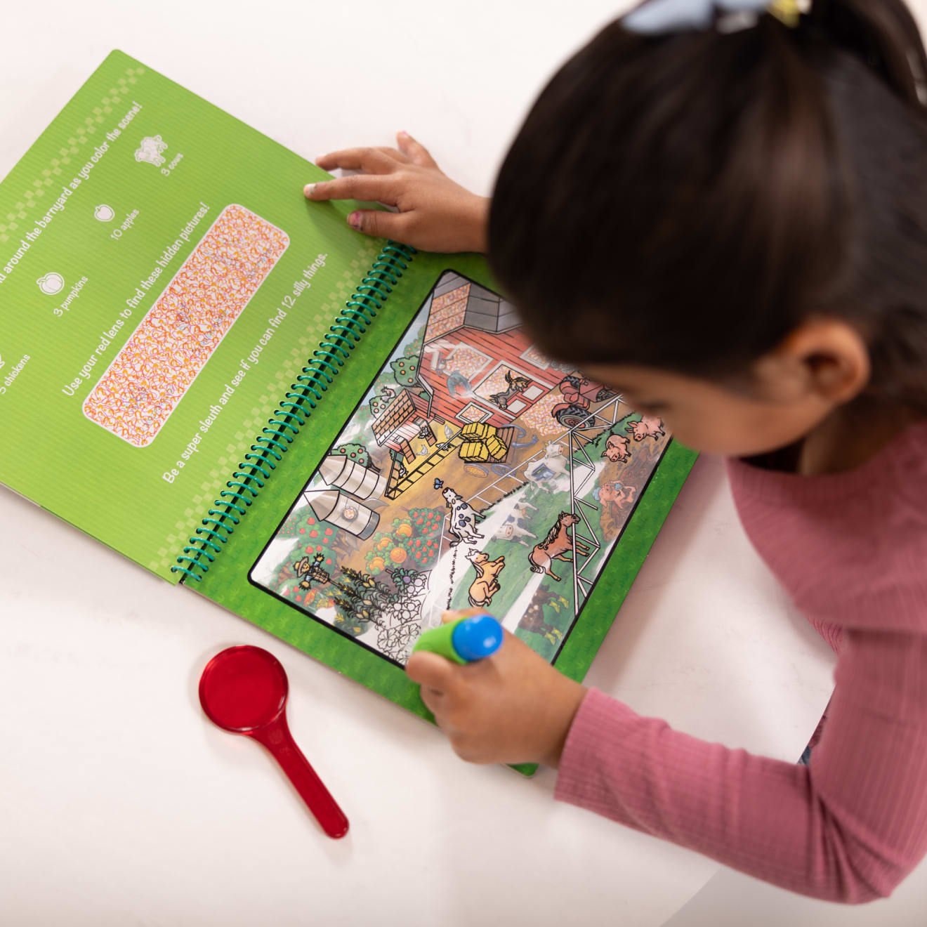 Water Wow! Animal Antics Deluxe Water-Reveal Pad - On the Go Travel Activity - Image 2