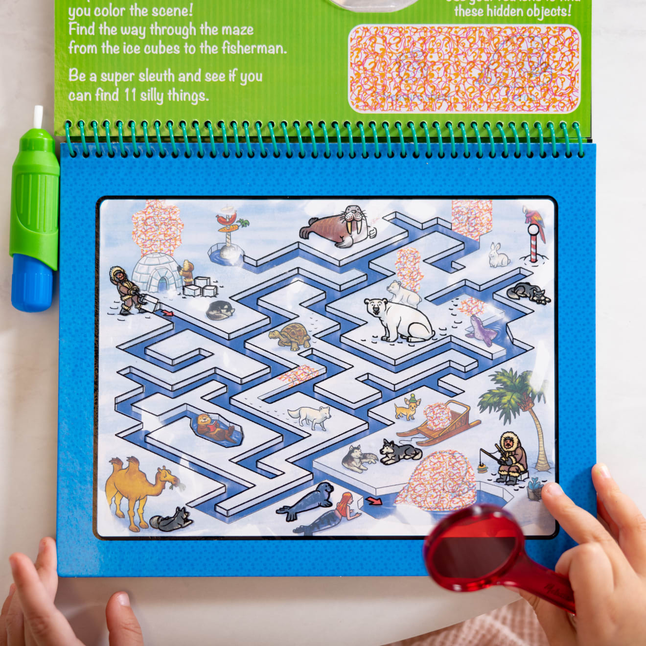 Water Wow! Animal Antics Deluxe Water-Reveal Pad - On the Go Travel Activity - Image 9
