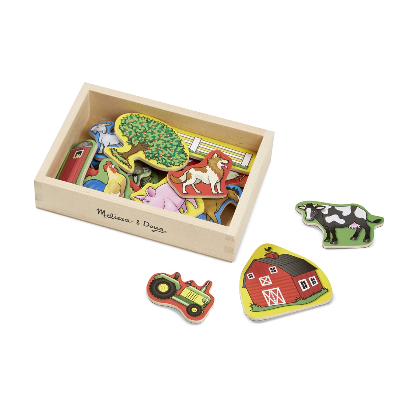 Wooden Farm Magnets - Image 4
