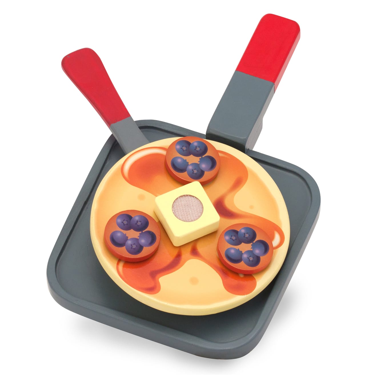 Flip & Serve Pancake Set - Wooden Play Food - Image 6