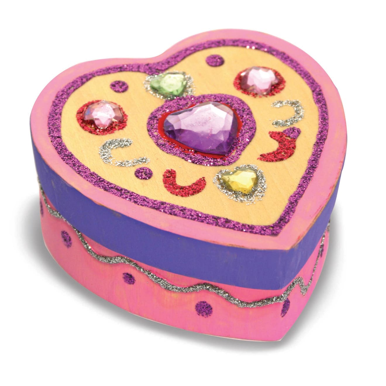Decorate-Your-Own Wooden Heart Box - Image 4