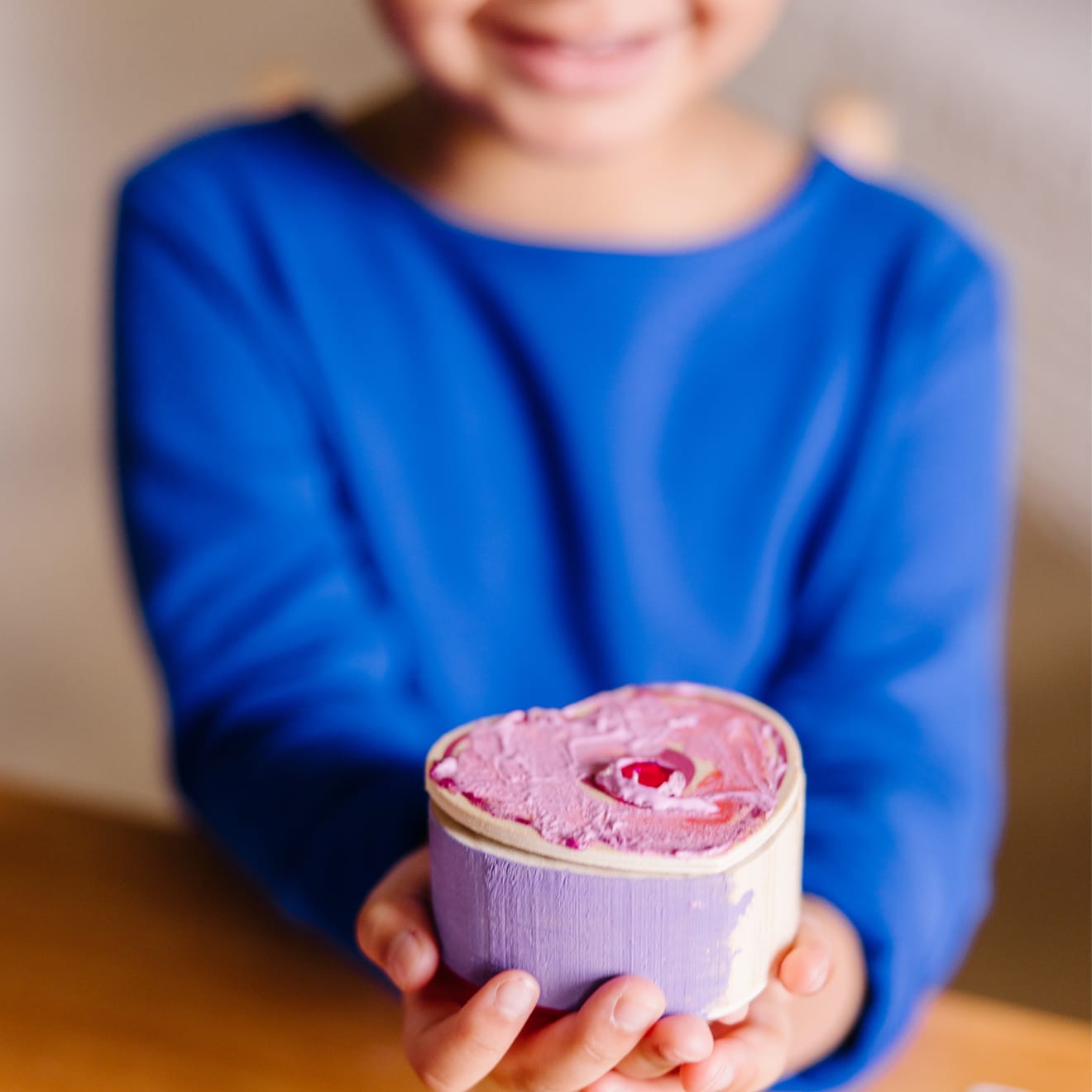 Decorate-Your-Own Wooden Heart Box - Image 7