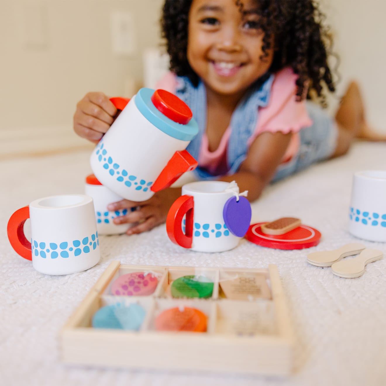 Wooden Steep & Serve Tea Set - Image 6