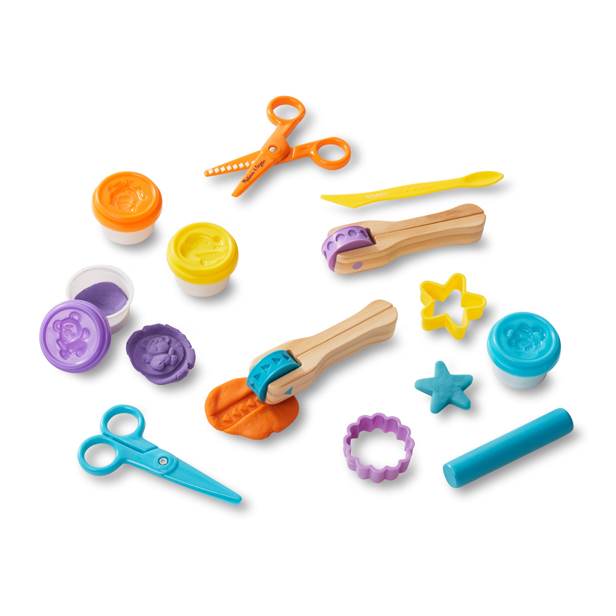 Clay Activity 2-Pack: Shape. Model & Mold; Cut. Sculpt & Stamp - Image 3