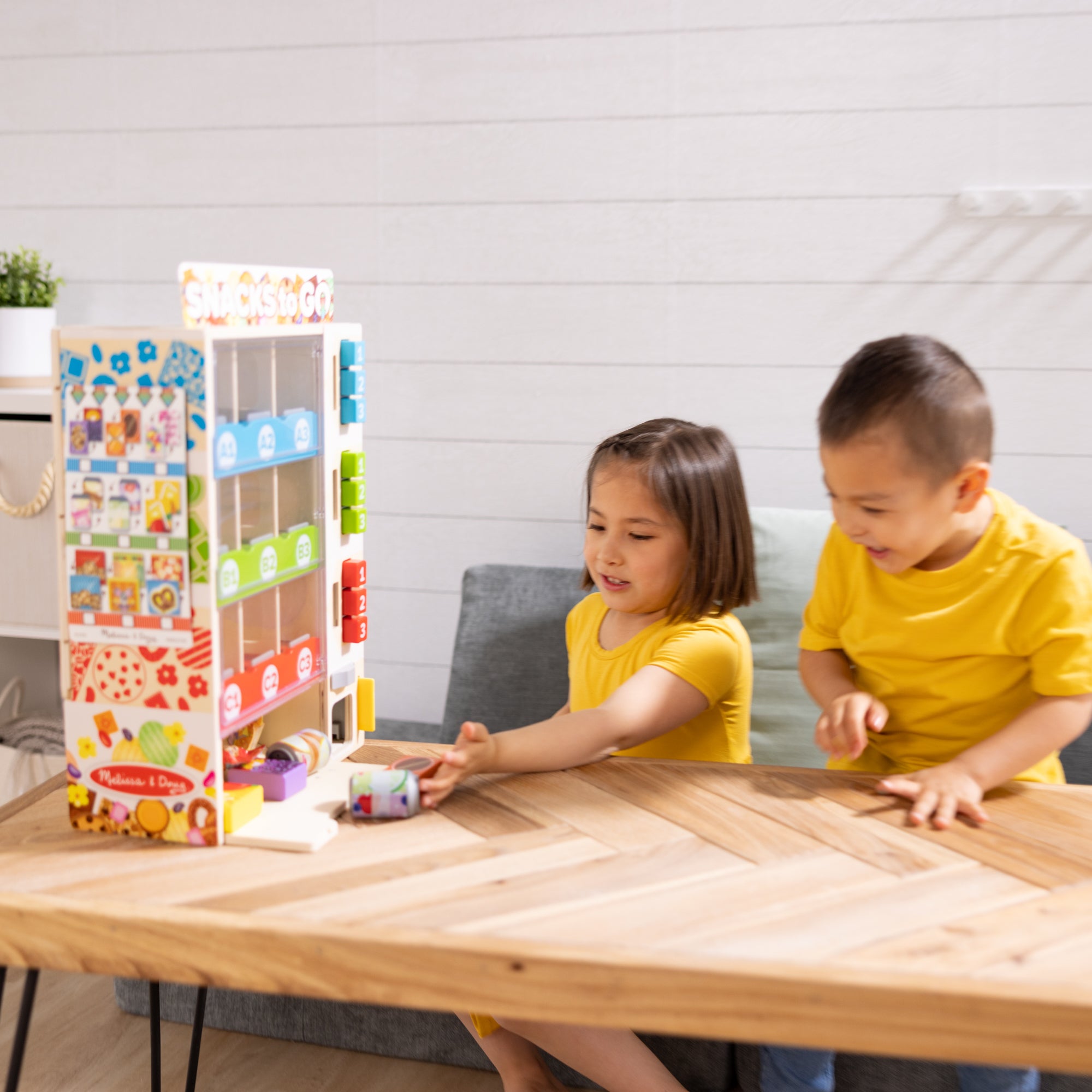 Sort. Stock. Select Wooden Vending Machine Play Set - Image 6