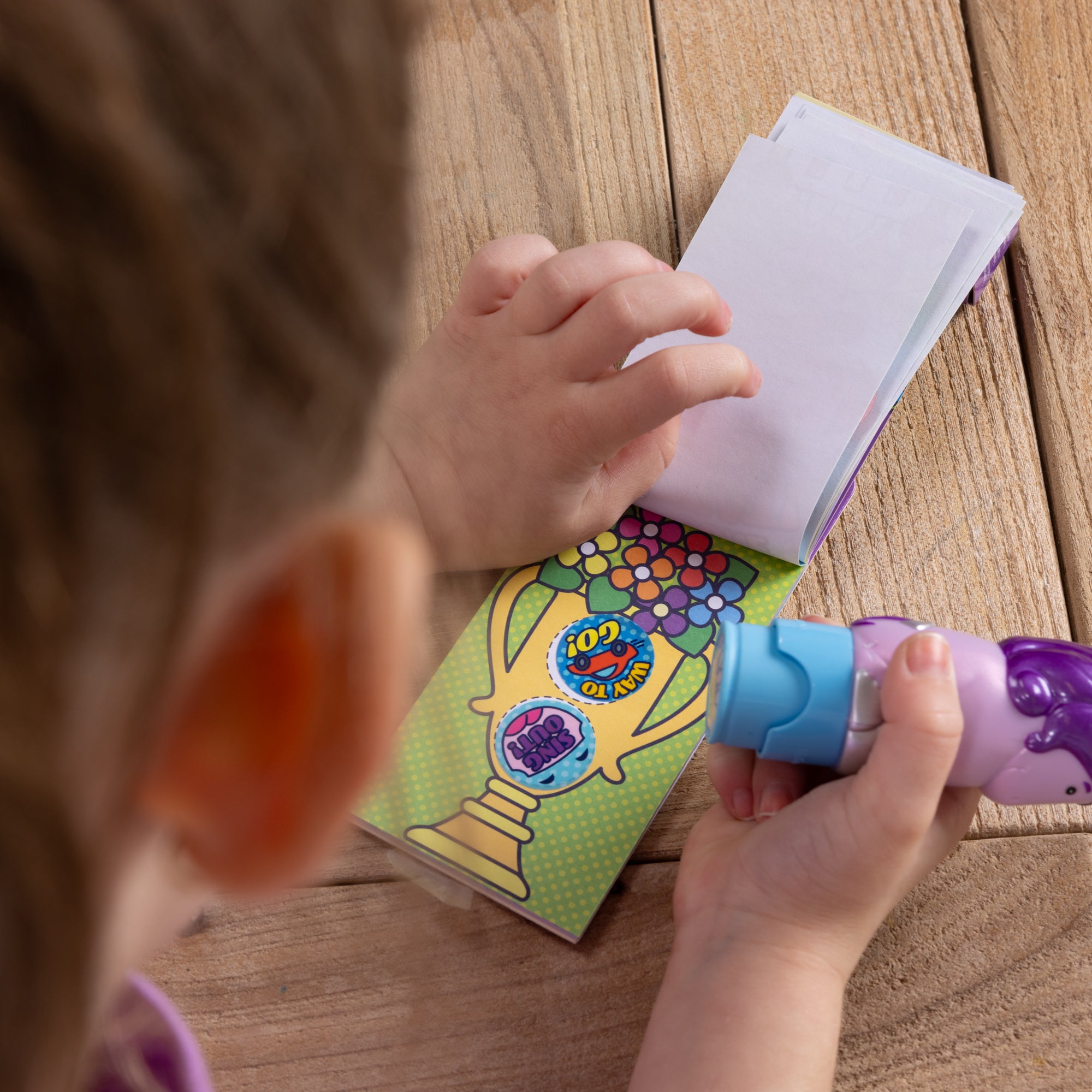 Sticker WOW!® Mini Activity Pad & Refill Stickers - Way to Go! (200+ Stickers. Stamper Not Included) - Image 2