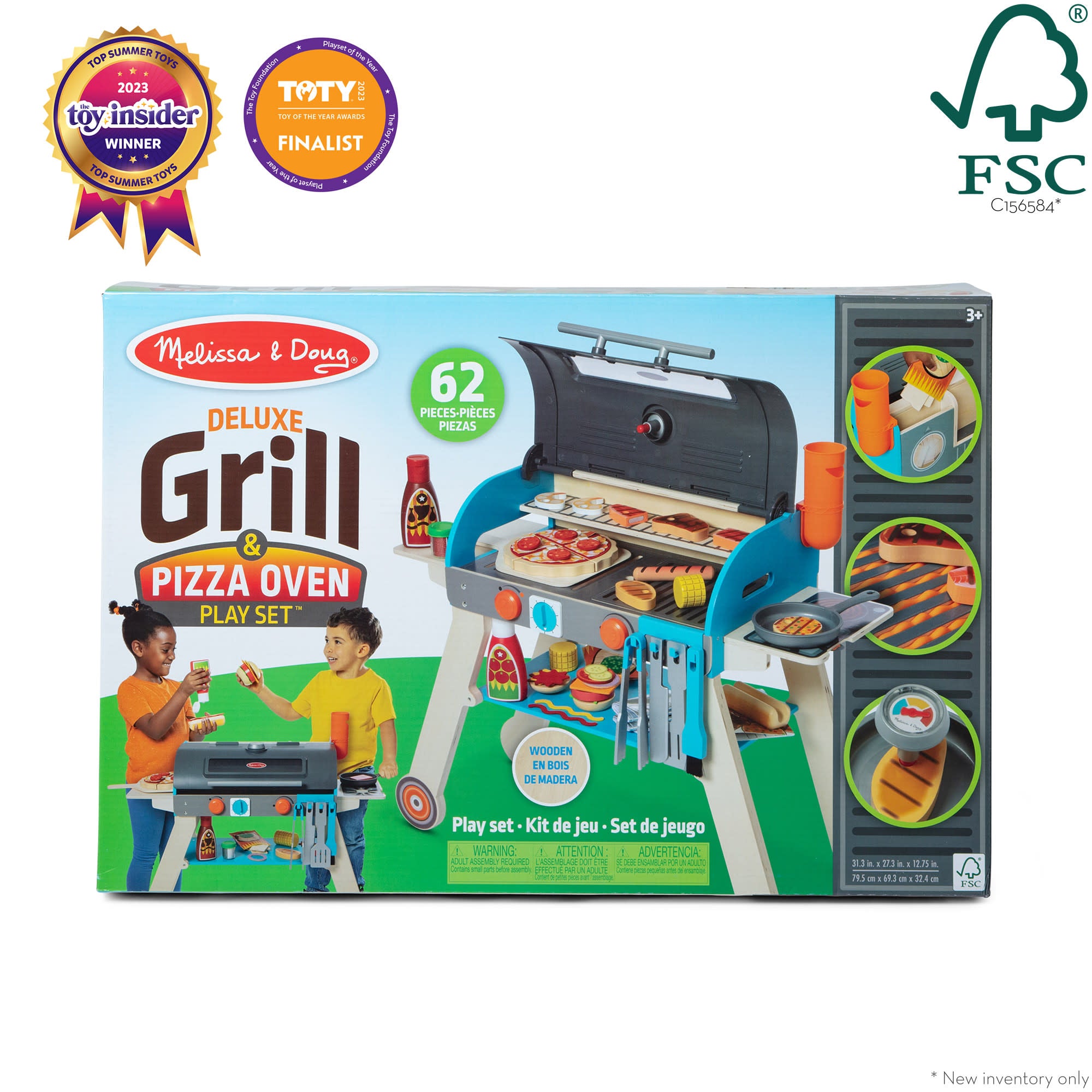 Deluxe Grill & Pizza Oven Play Set - Image 3