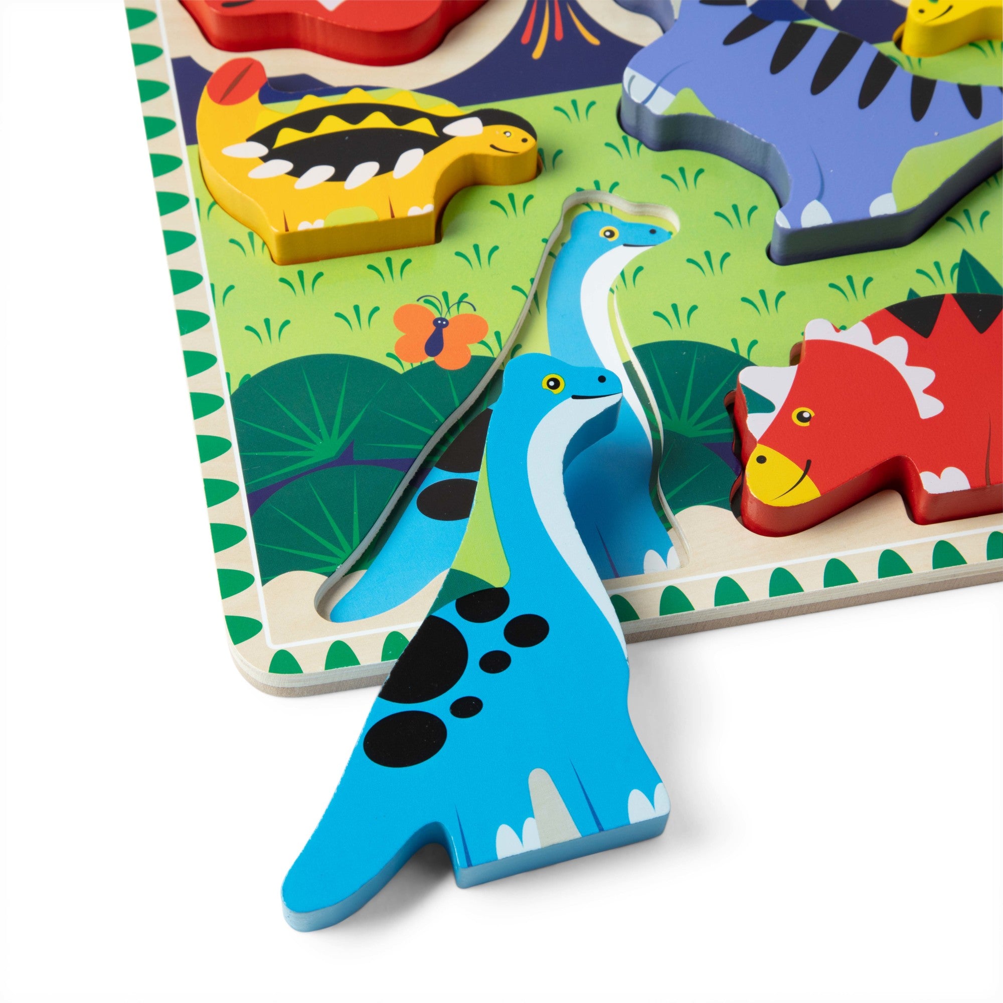 Dinosaurs Chunky Puzzle - 7 Pieces - Image 4