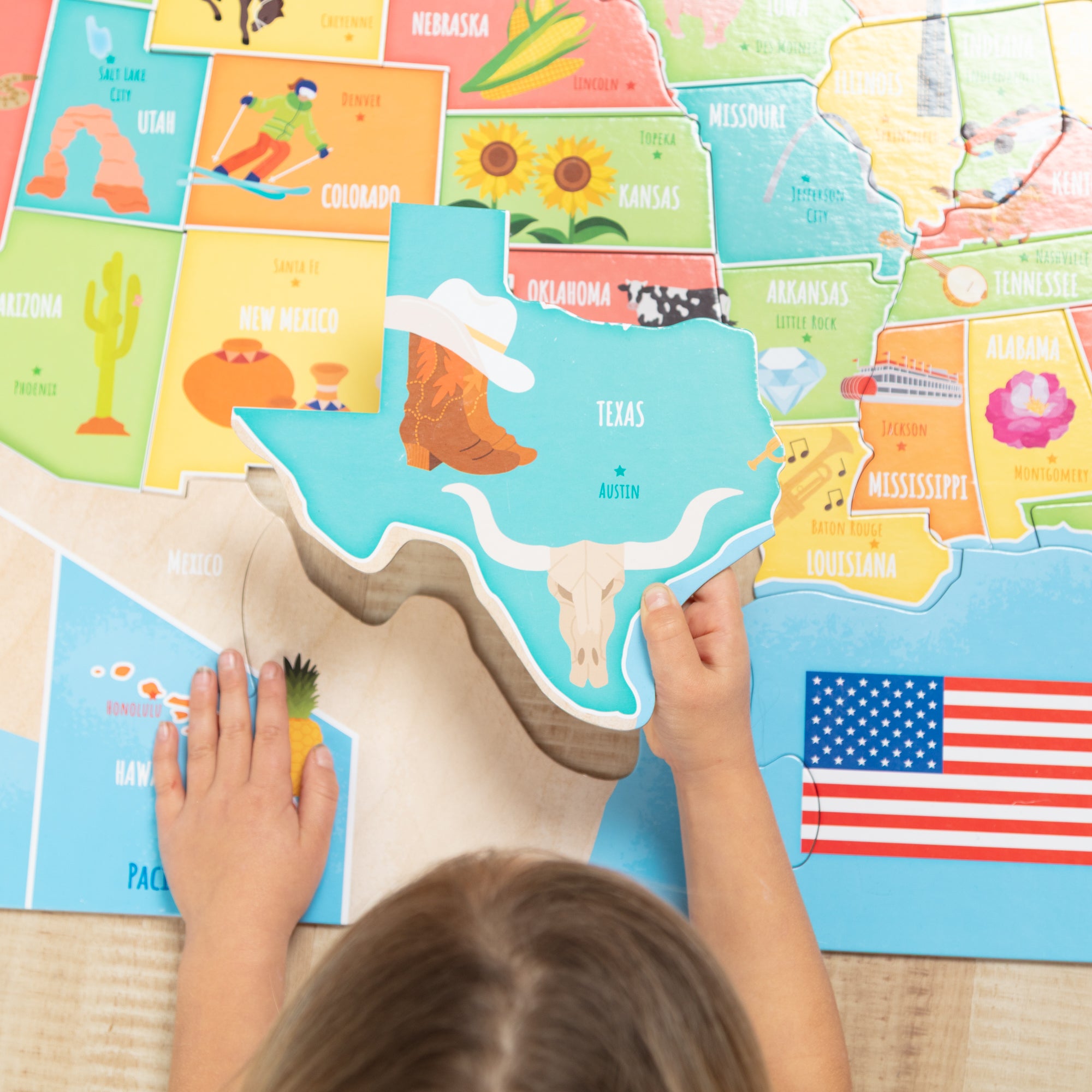 Map Floor Puzzle - 51 Pieces - Image 6