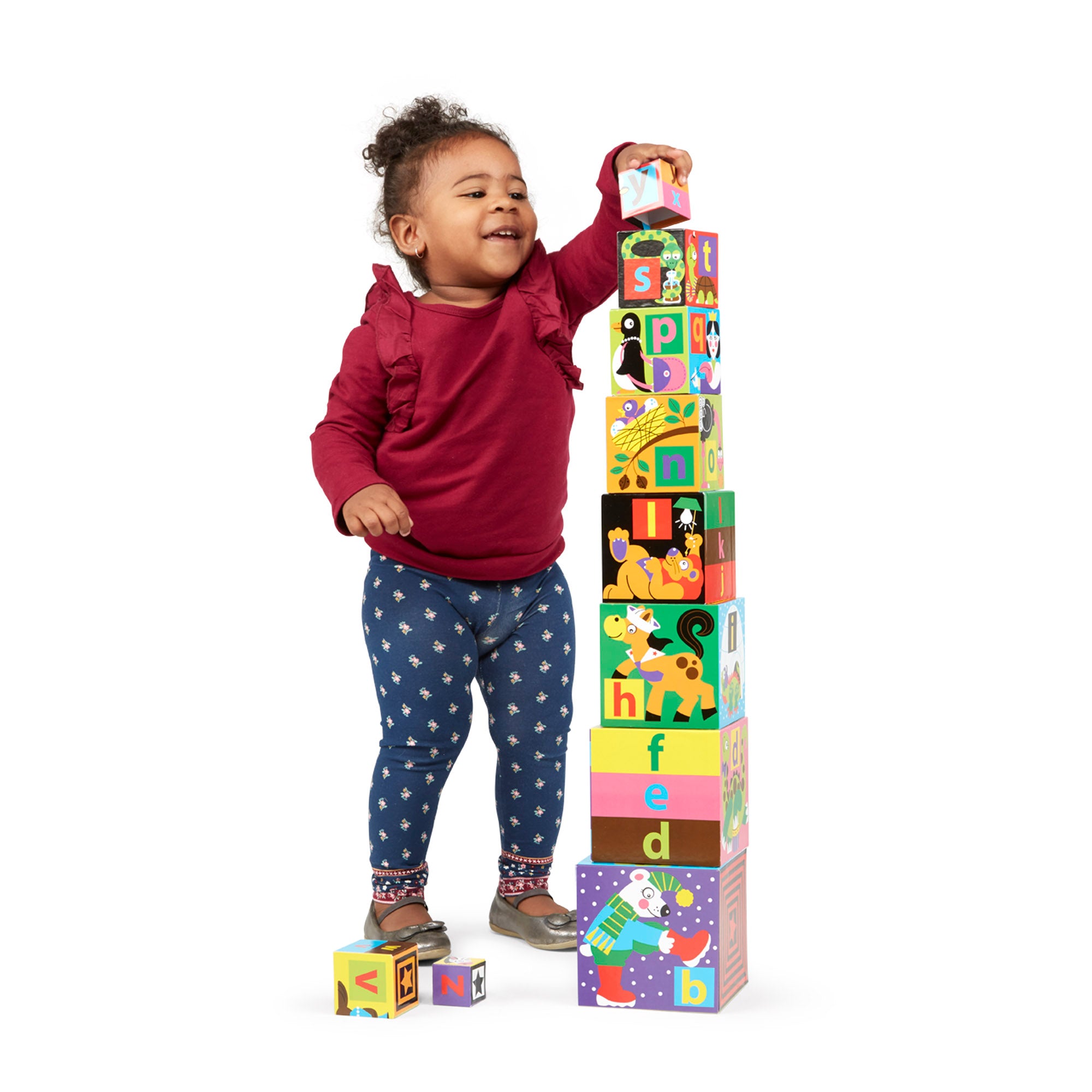 Alphabet Nesting and Stacking Blocks - Image 8