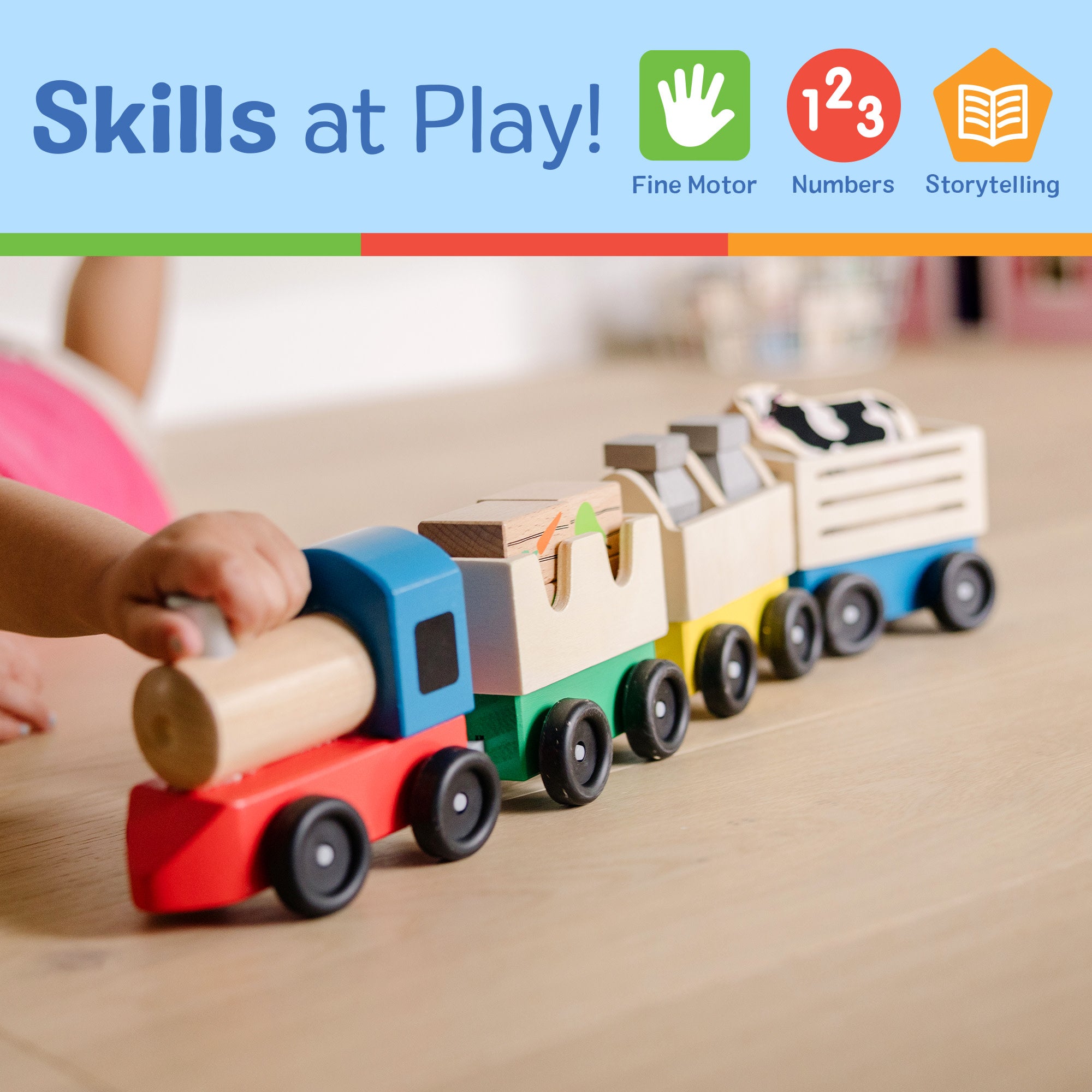 Wooden Farm Train - Image 5