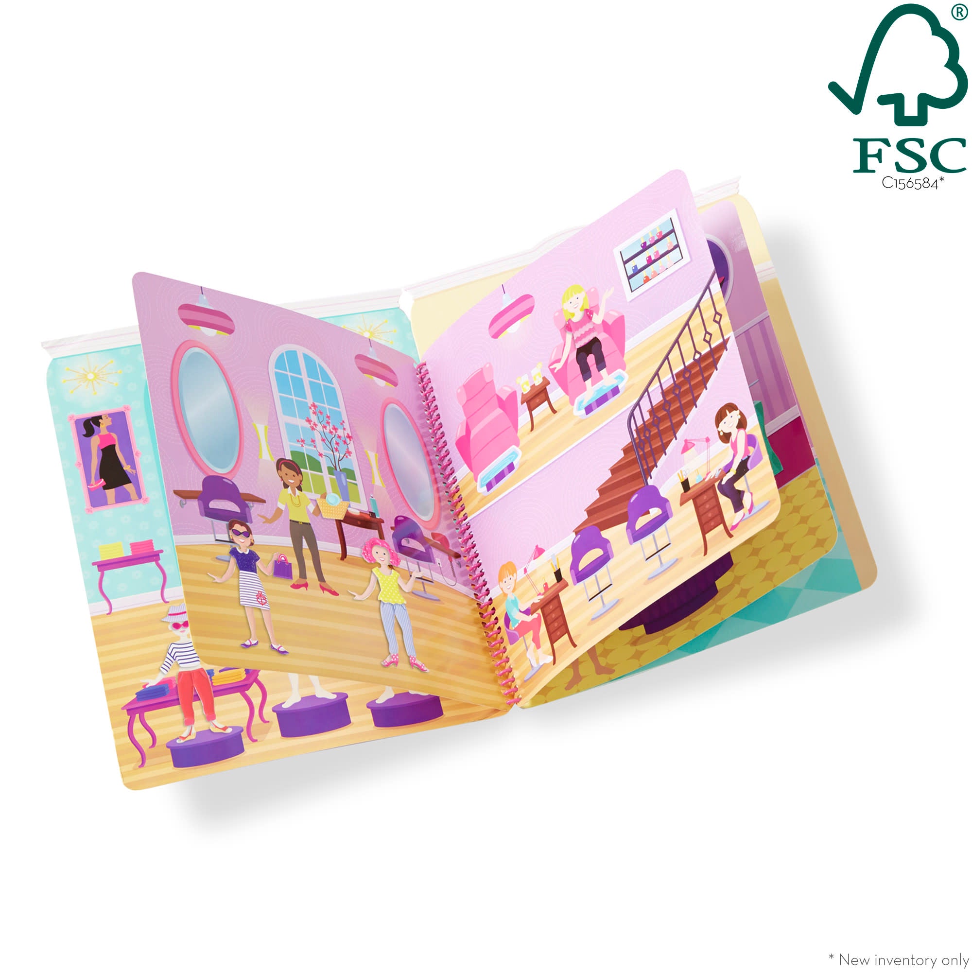 Puffy Sticker Activity Book - Day of Glamour - Image 3