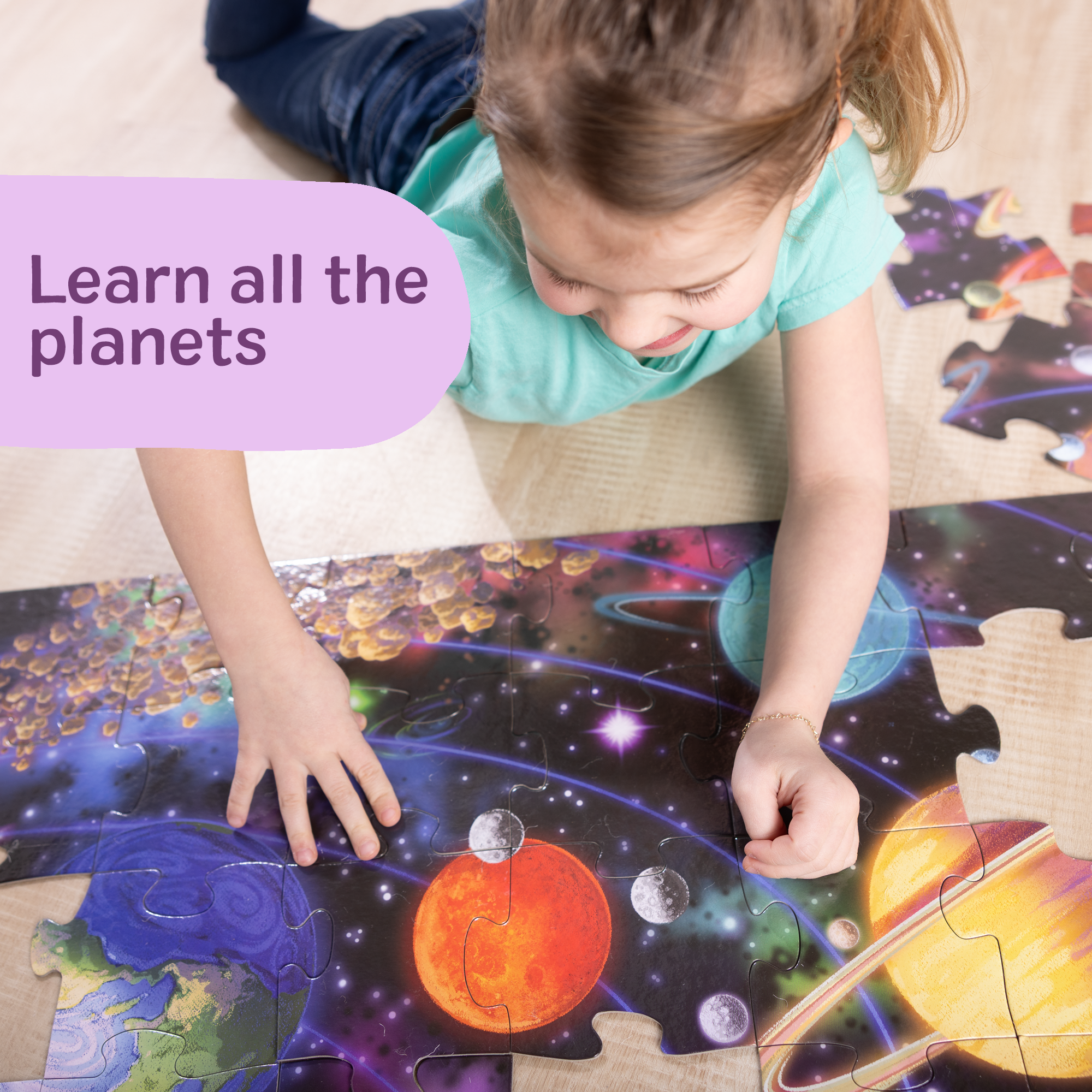 Solar System Floor Puzzle - 48 Pieces - Image 5