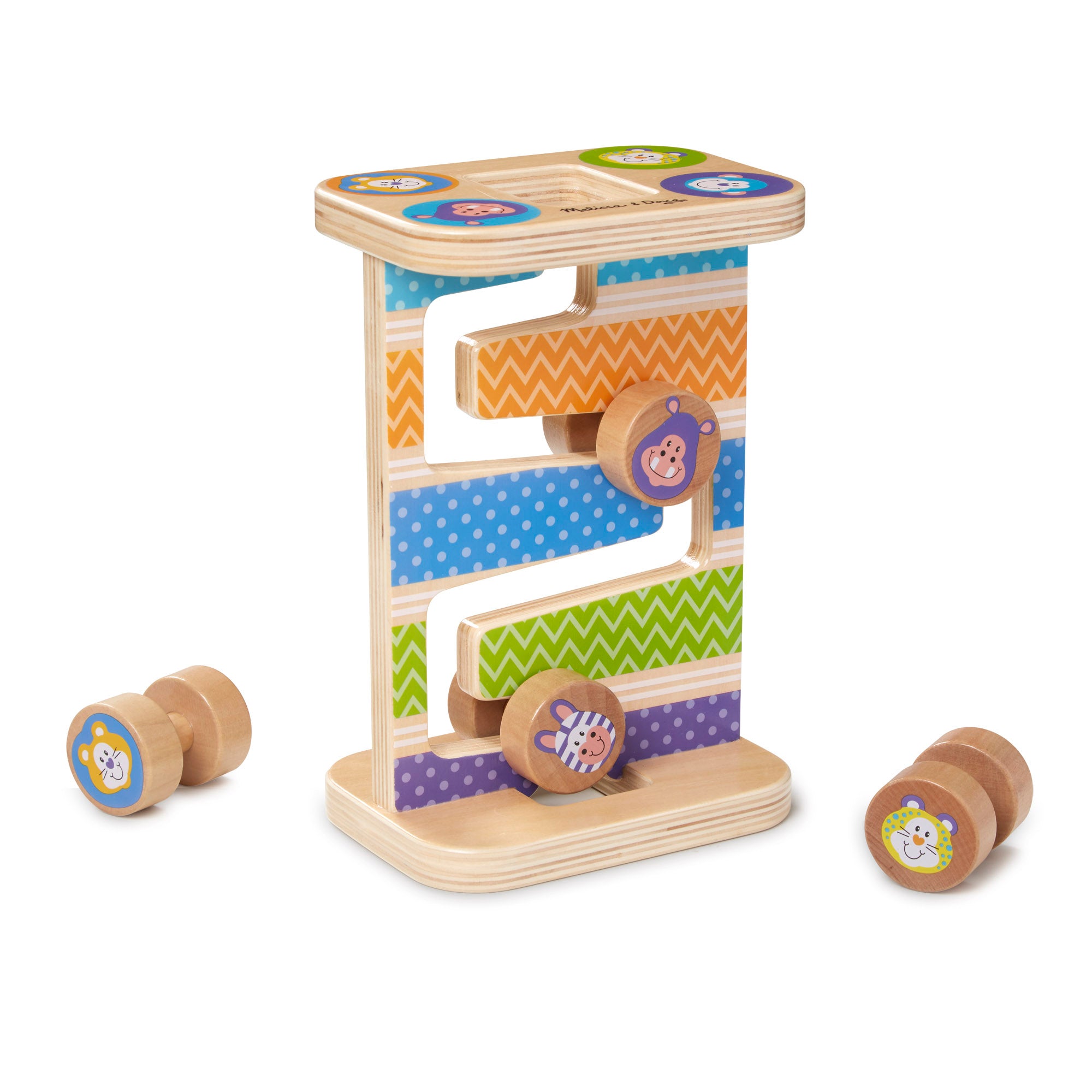 First Play Wooden Safari Zig-Zag Tower - Image 9