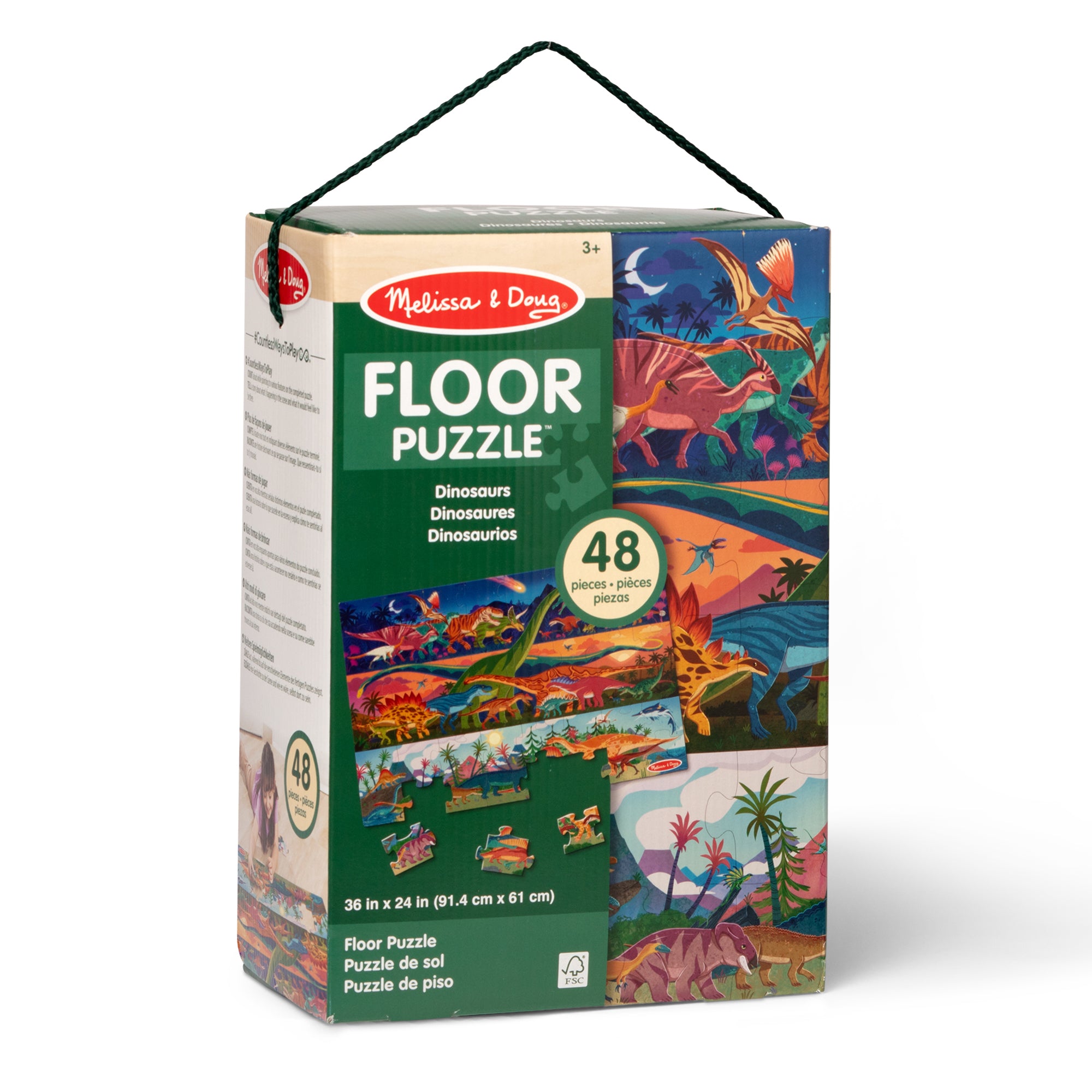Dinosaur Floor Puzzle - 48 Pieces - Image 9