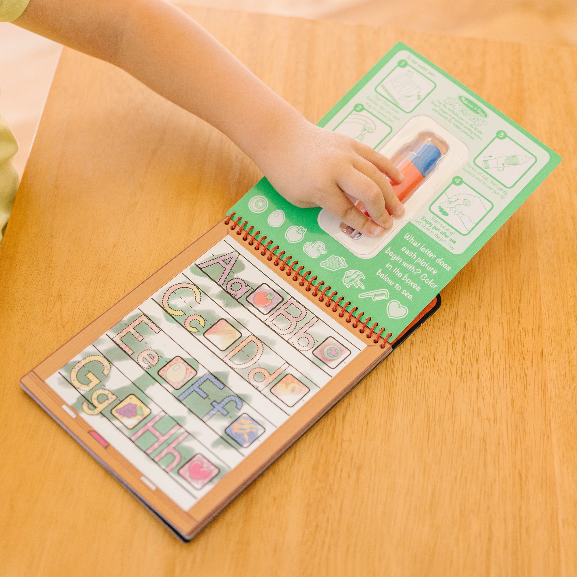 Water Wow! Water-Reveal Activity Pad - Alphabet - Image 9