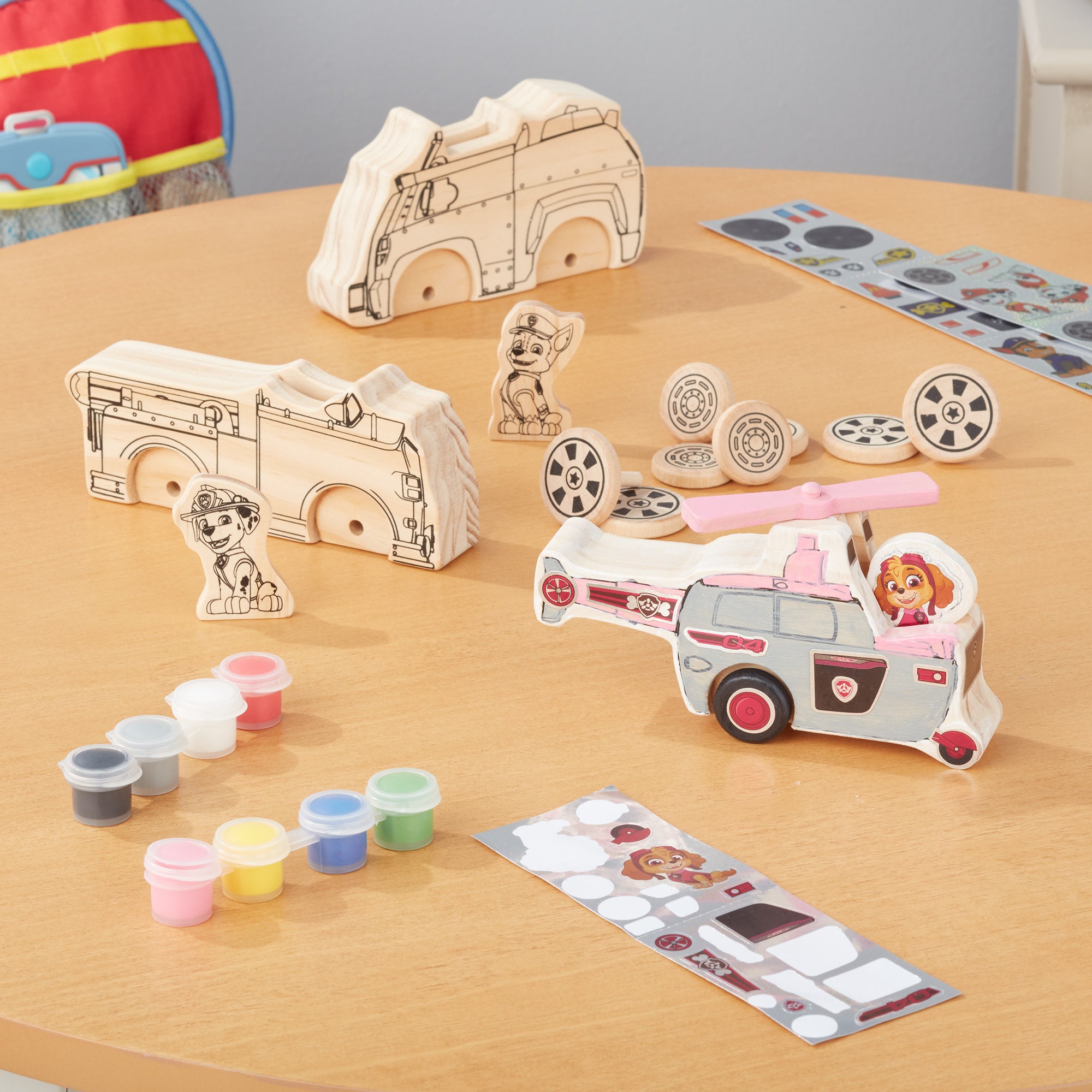 PAW Patrol Wooden Craft Kit - Vehicles - Image 9