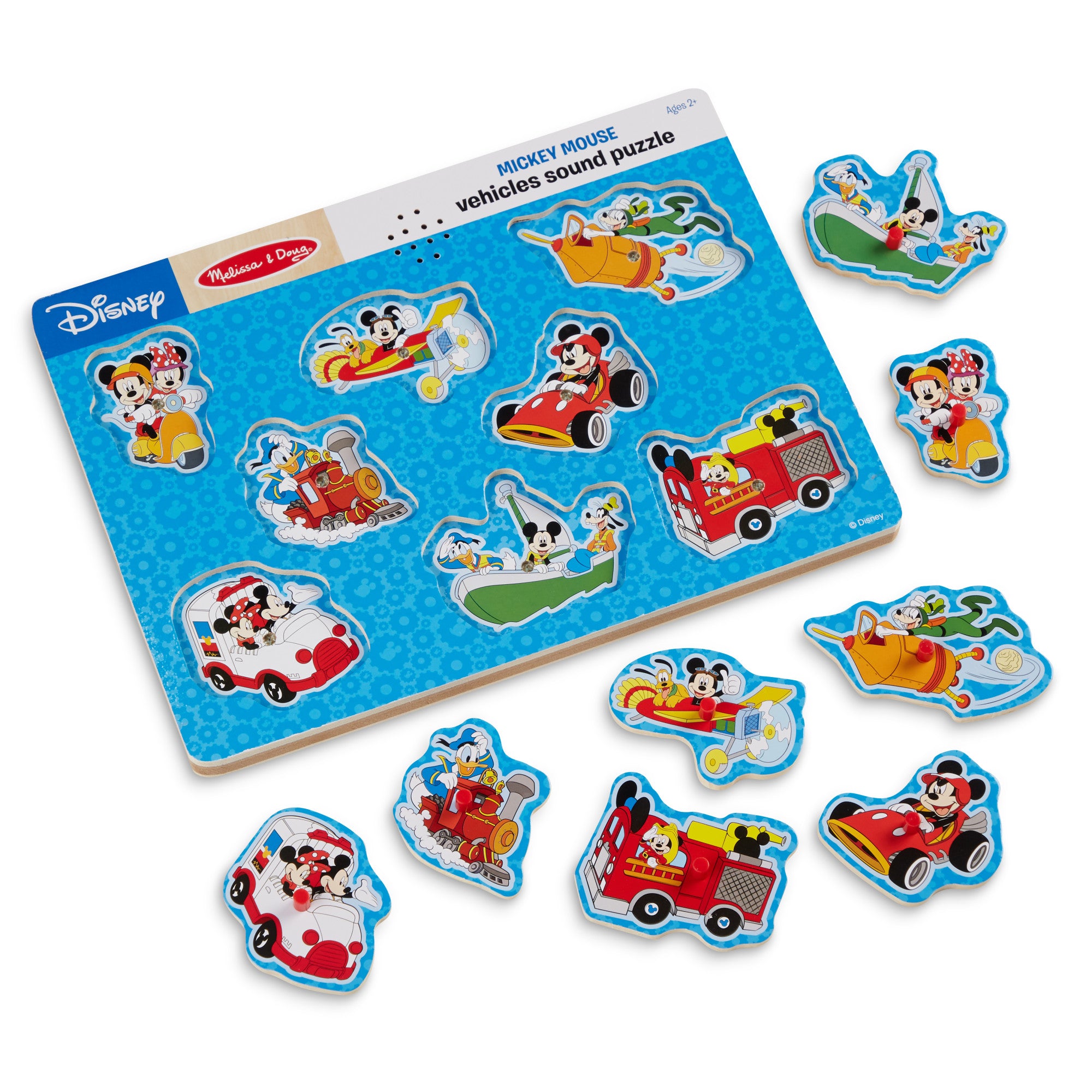 Disney Mickey Mouse & Friends Vehicles Sound Puzzle - 8 Pieces - Image 3