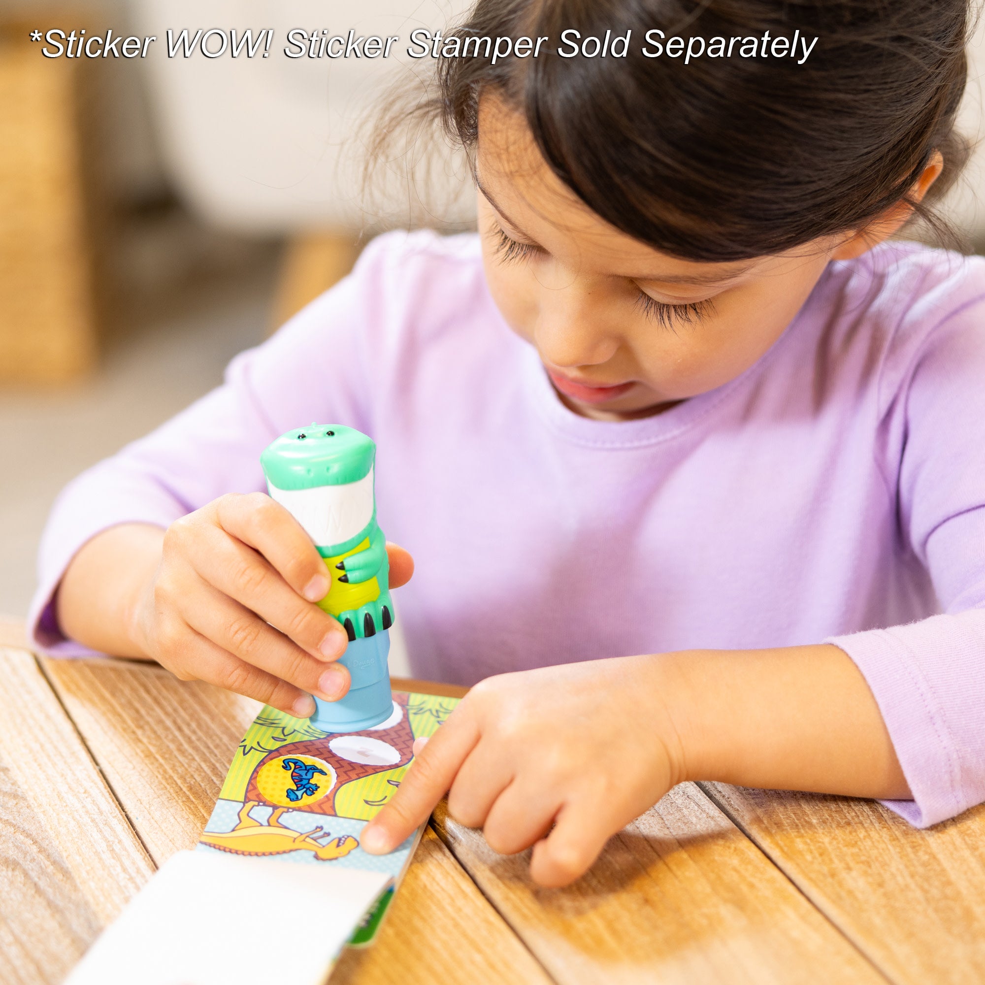Sticker WOW!® Mini Activity Pad & Refill Stickers - Dinosaur (200+ Stickers. Stamper Not Included) - Image 8