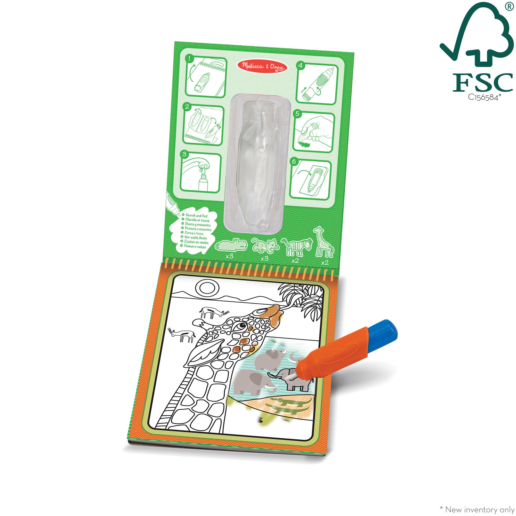 Water Wow! Water-Reveal Pad - Safari - Image 2