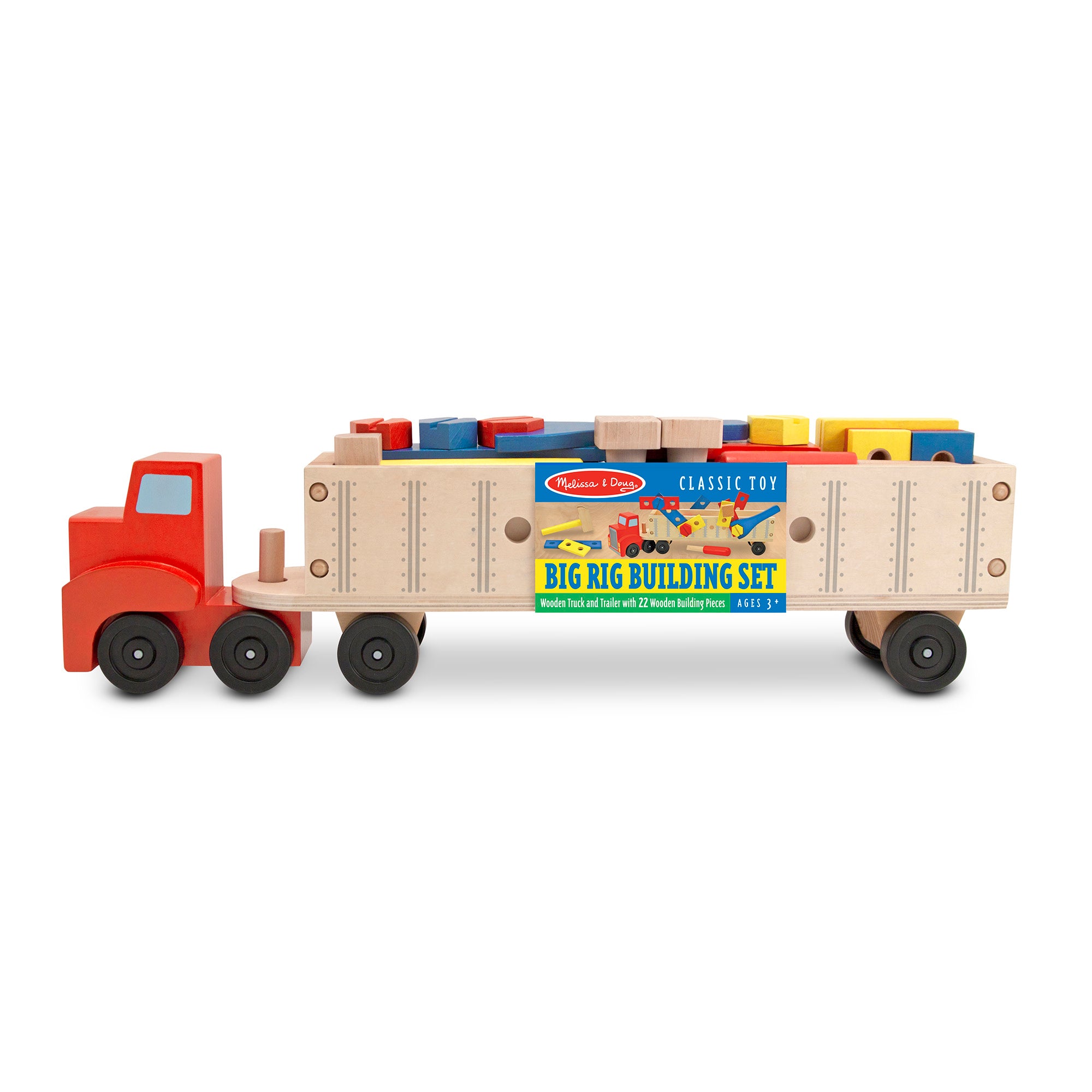 Wooden Big Rig Building Set - Image 3