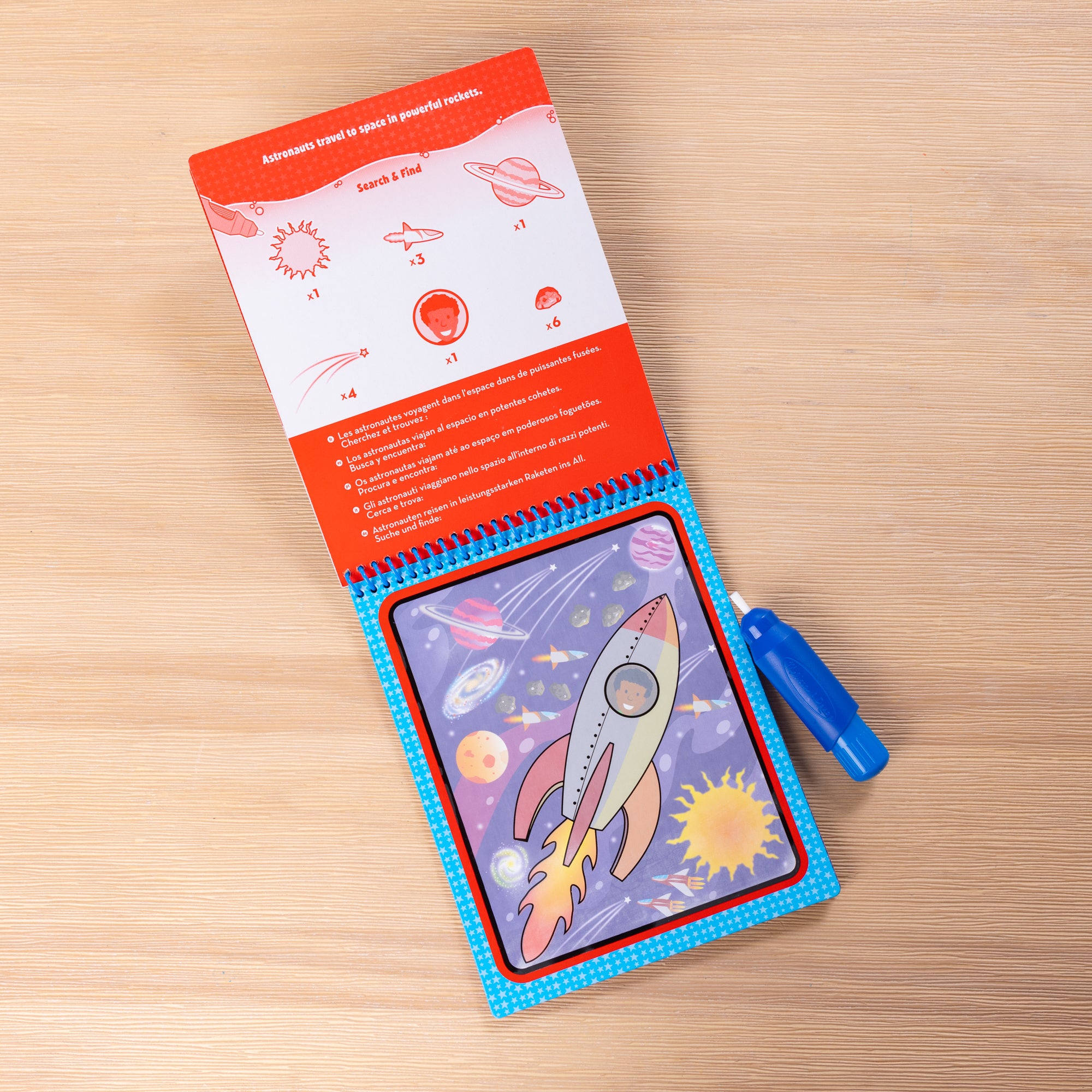 Water Wow! Space Water-Reveal Pad – On the Go Travel Activity - Image 9