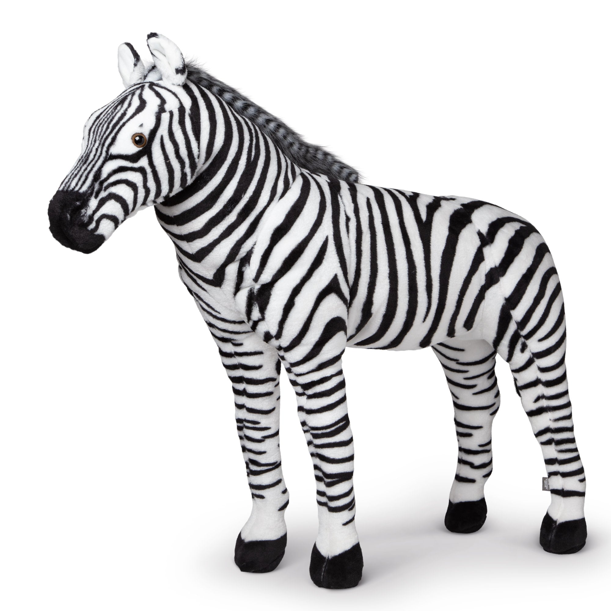 Zebra Lifelike Plush Stuffed Animal - Image 9